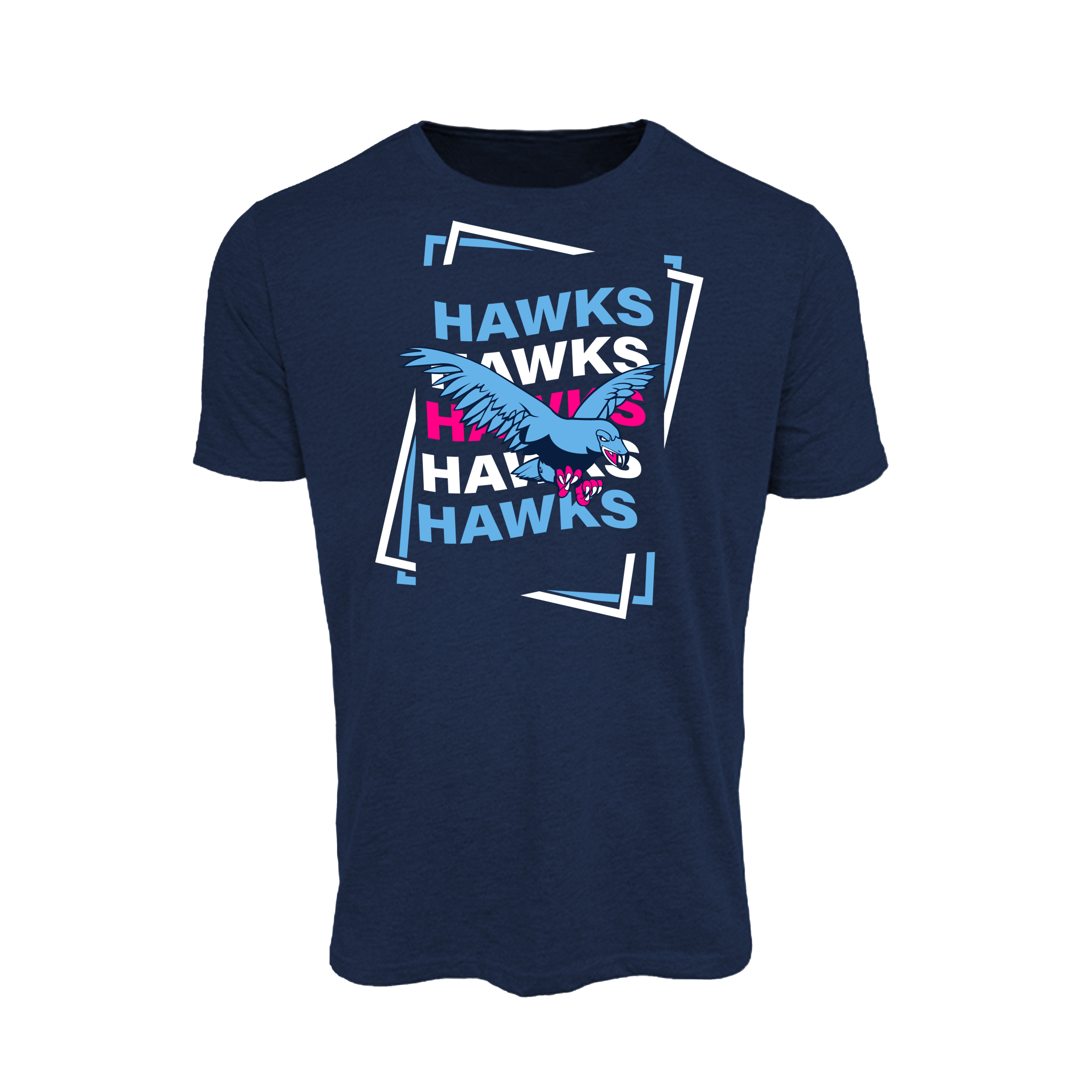 TN HAWKS (SENSING) Fastpitch- T Shirt 2 (Navy)