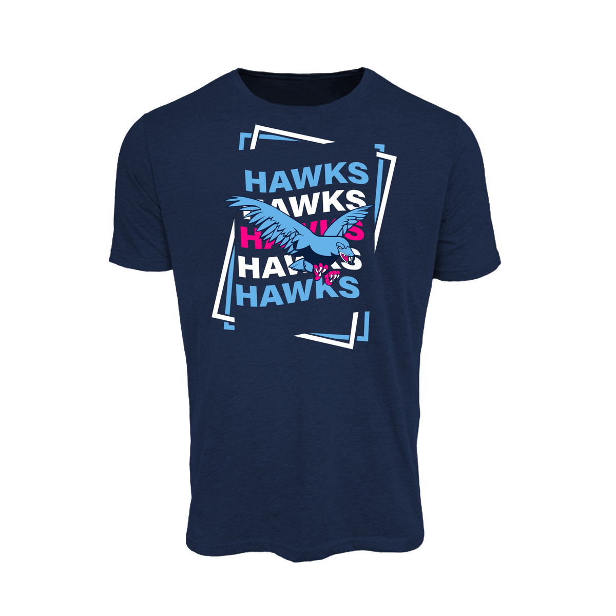 TN HAWKS (SENSING) Fastpitch- T Shirt 2 (Navy)