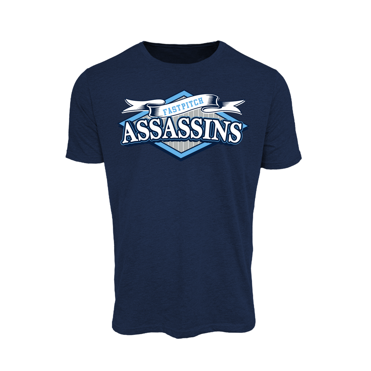 Assassins (Keller) Fastpitch- T Shirt 2 (Navy)