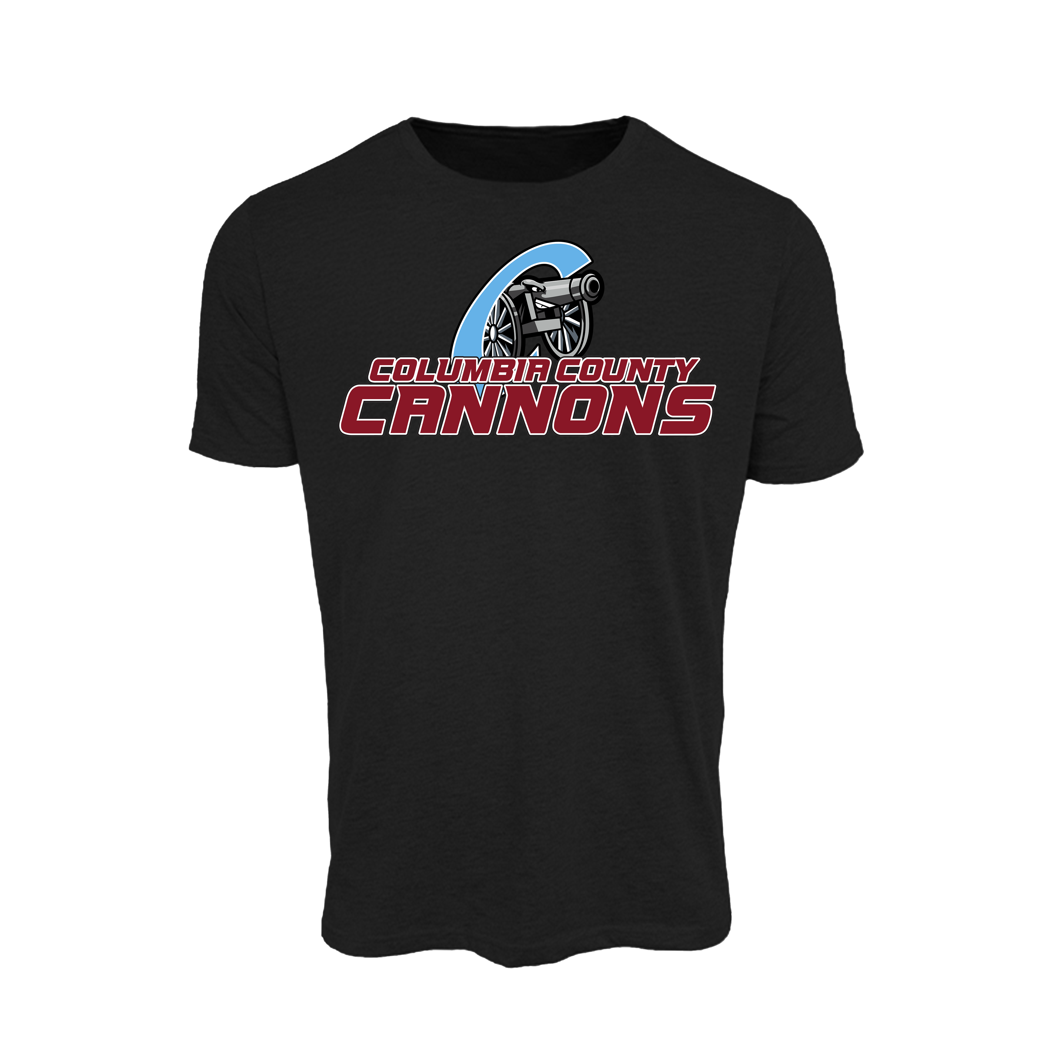 Columbia County Cannons Baseball (Bentley)- T Shirt 3 (Black)