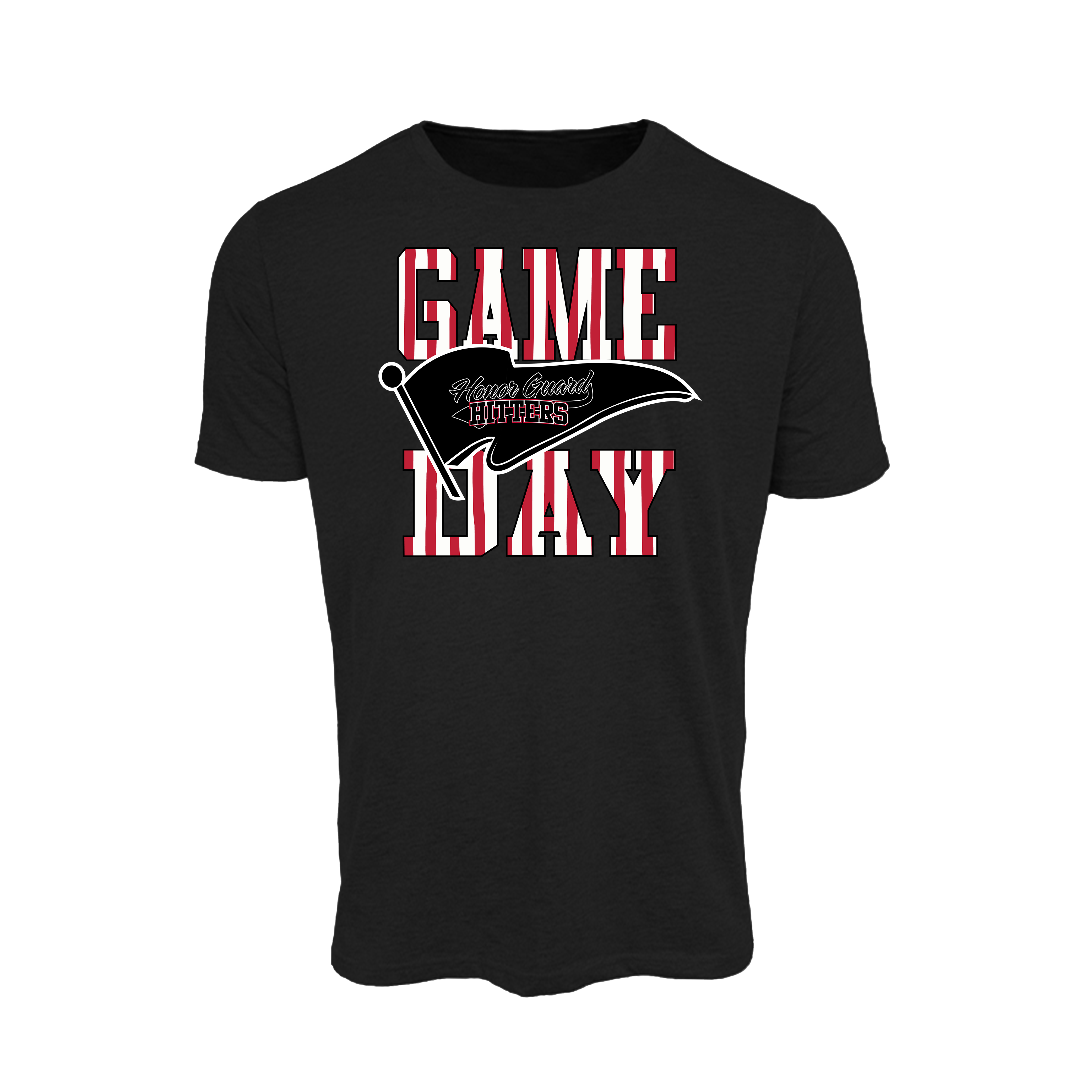 Honor Guard Hitters Fastpitch (Jeffers) - T Shirt 3 (Black)