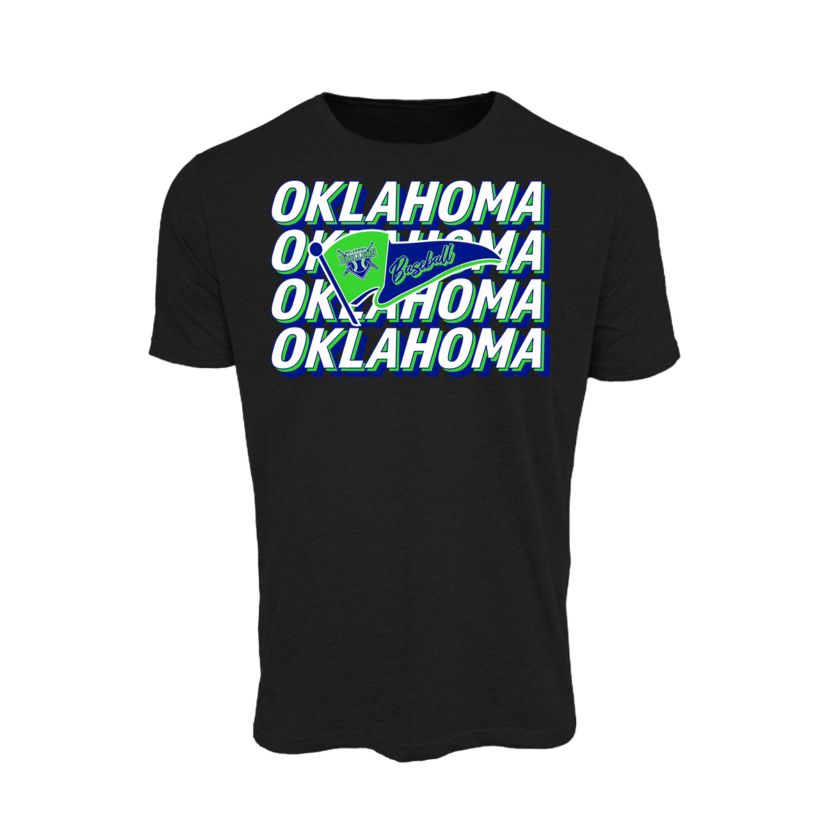 Oklahoma Diamond Drillers Baseball (Miller)- T Shirt 3 (Black)