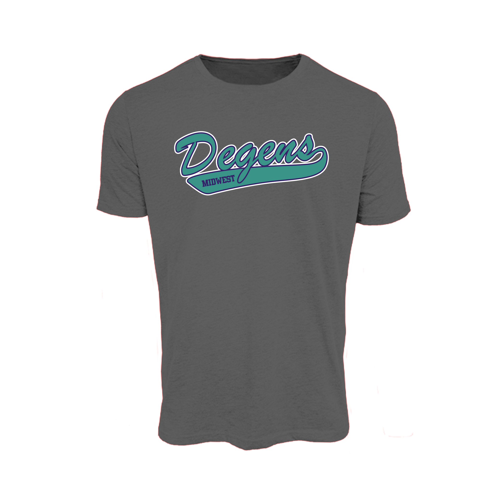 Midwest Degens Baseball (Claus)- T-Shirt 3 (Charcoal)