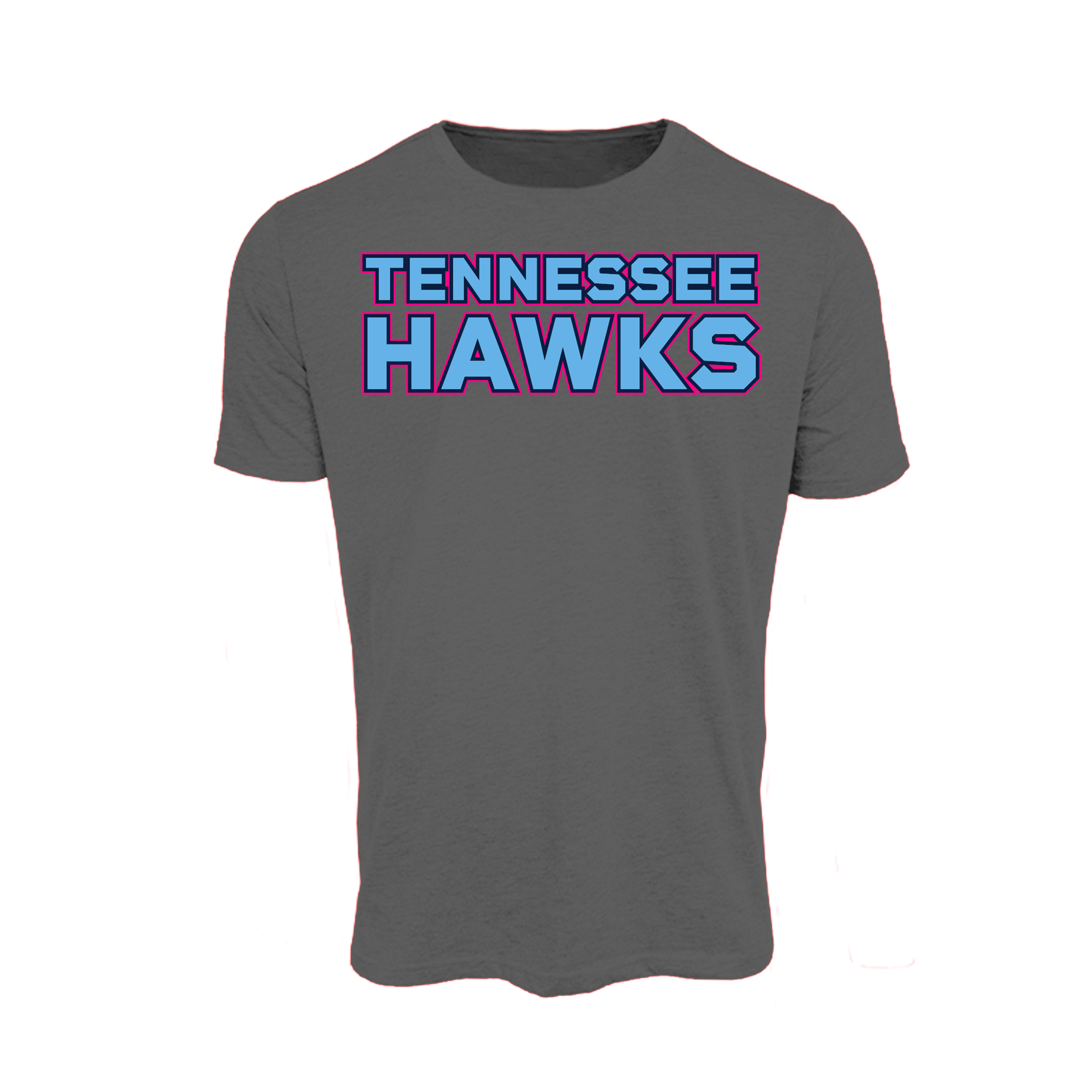 TN HAWKS (SENSING) Fastpitch- T Shirt 3 (Charcoal)