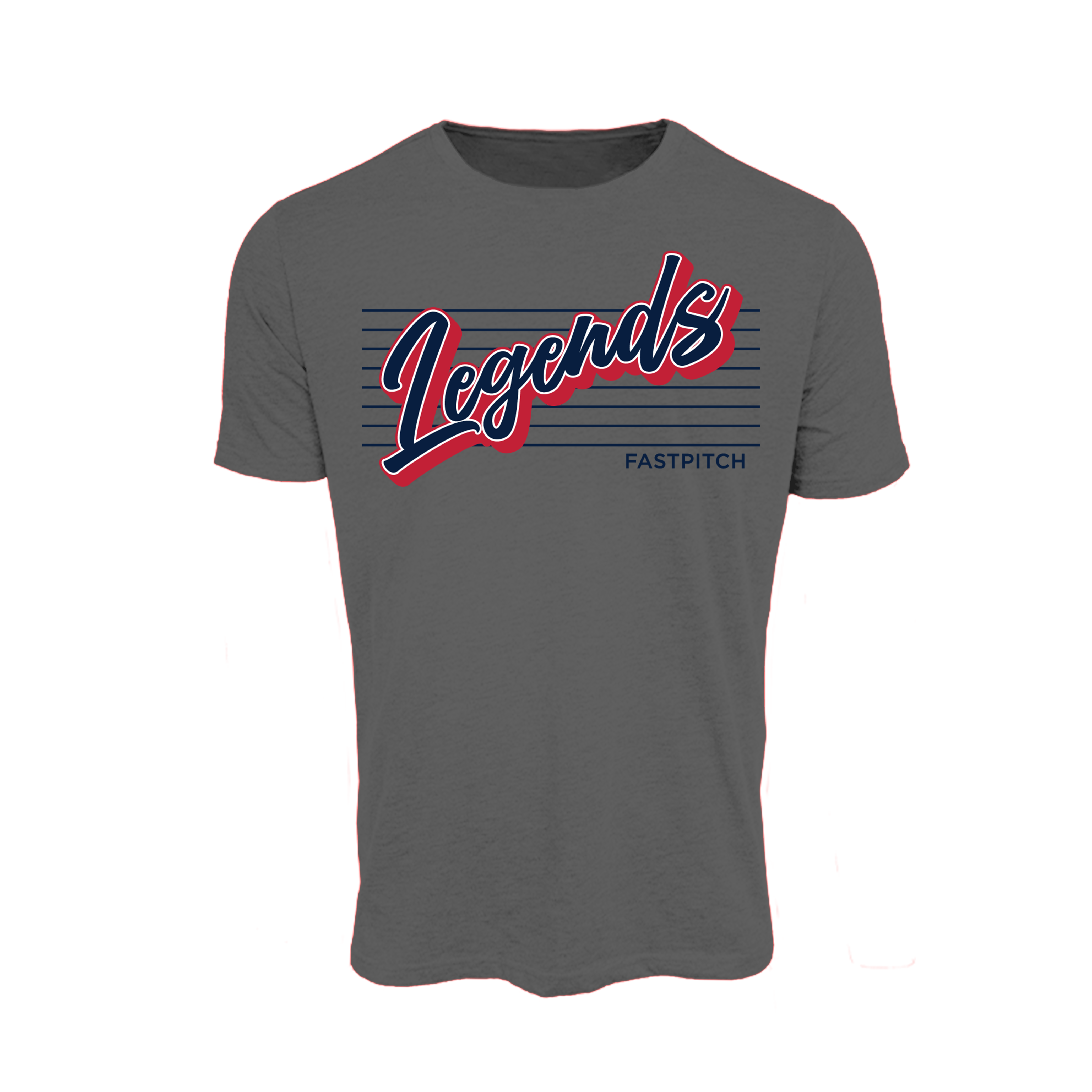 Legends (Imburgia) Fastpitch- T Shirt 3 (Charcoal)