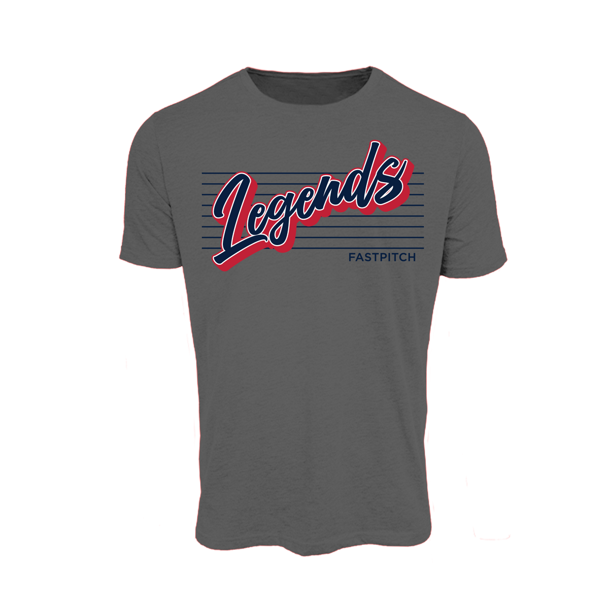 Legends (Imburgia) Fastpitch- T Shirt 3 (Charcoal)