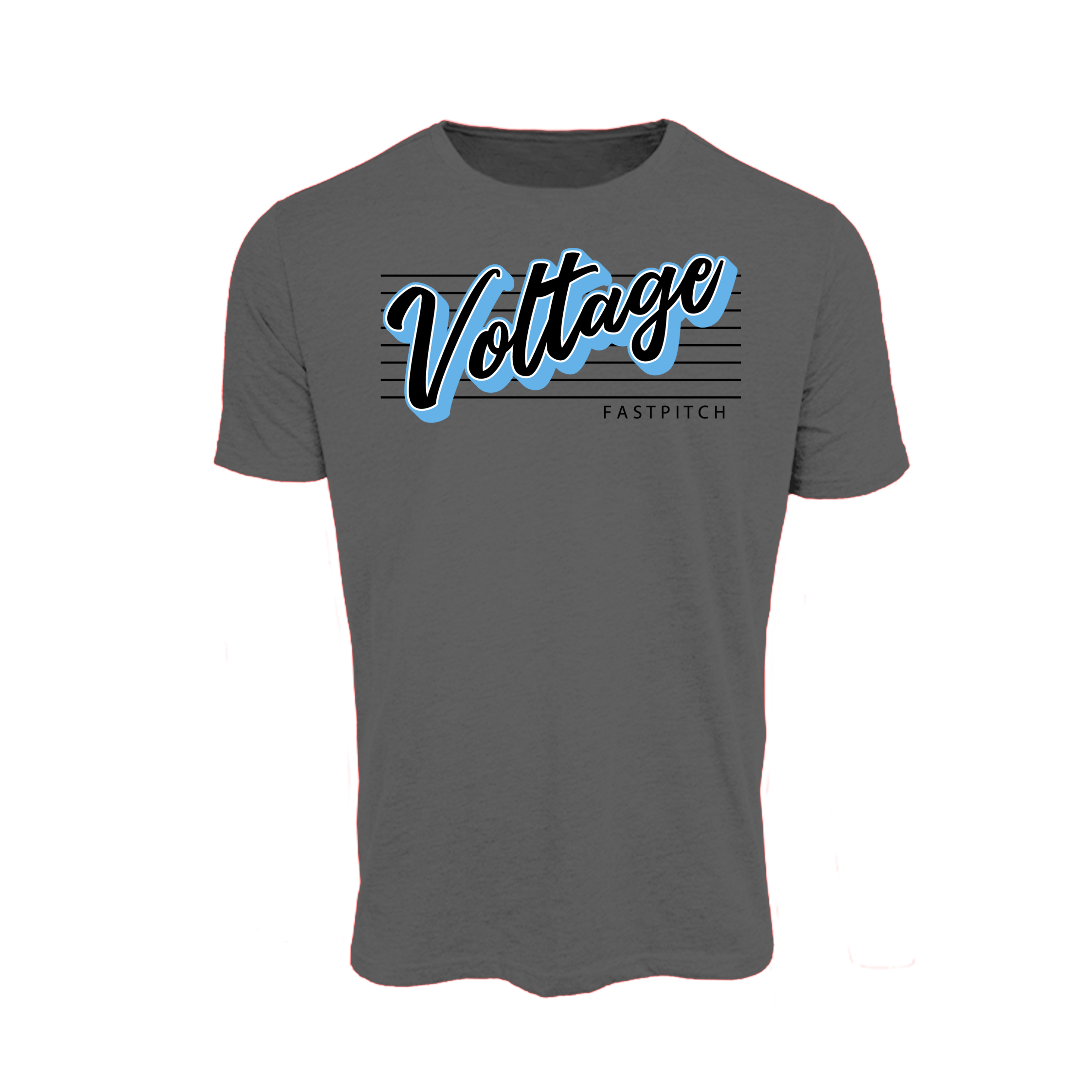 Voltage Fastpitch (Kelley) 2026- T Shirt 3 (Charcoal)