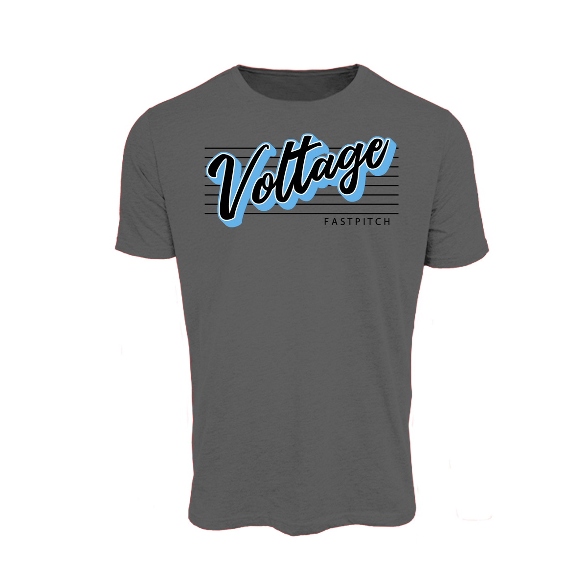 Voltage Fastpitch (Kelley) 2026- T Shirt 3 (Charcoal)