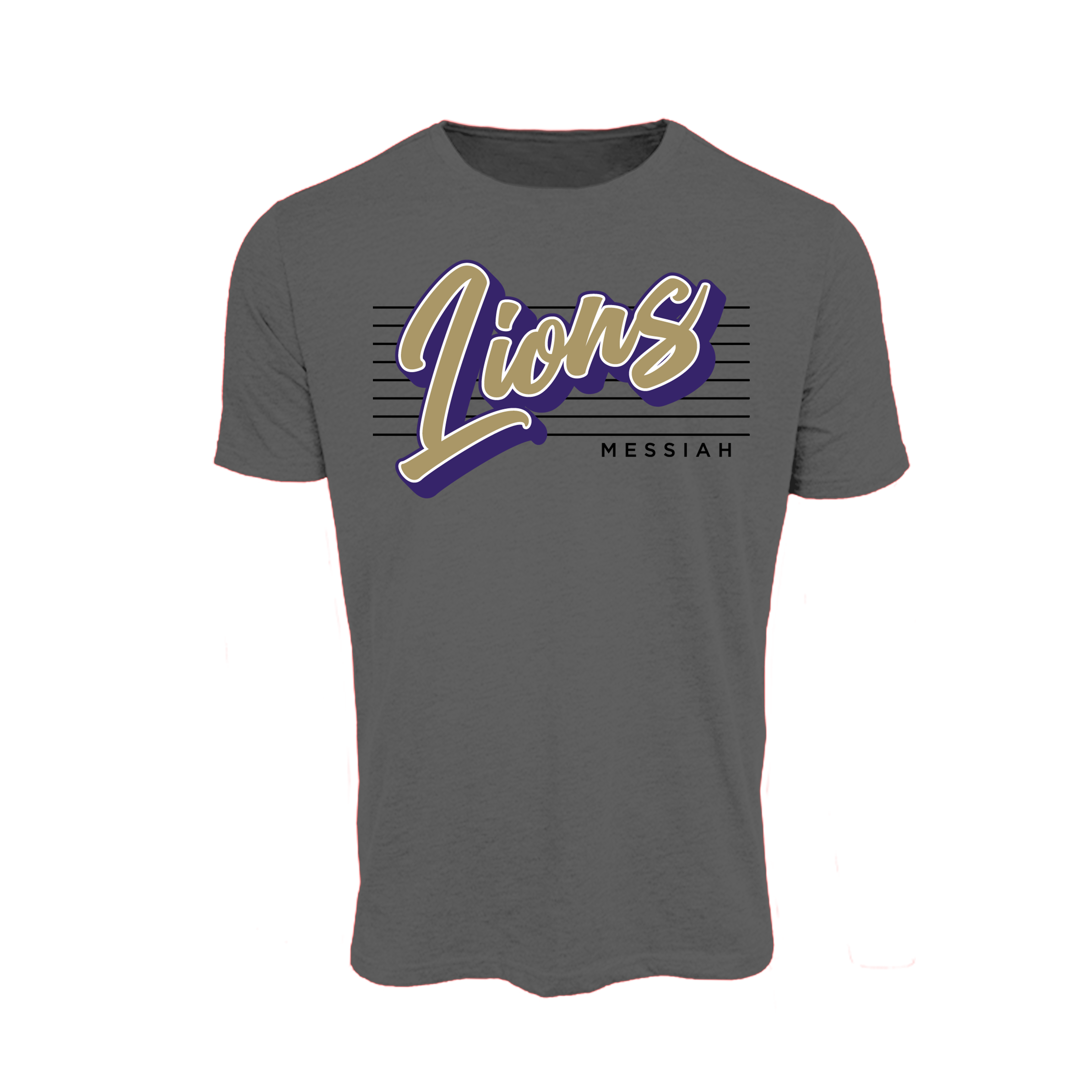 Messiah Lions Basketball 2026- T Shirt 3 (Charcoal)