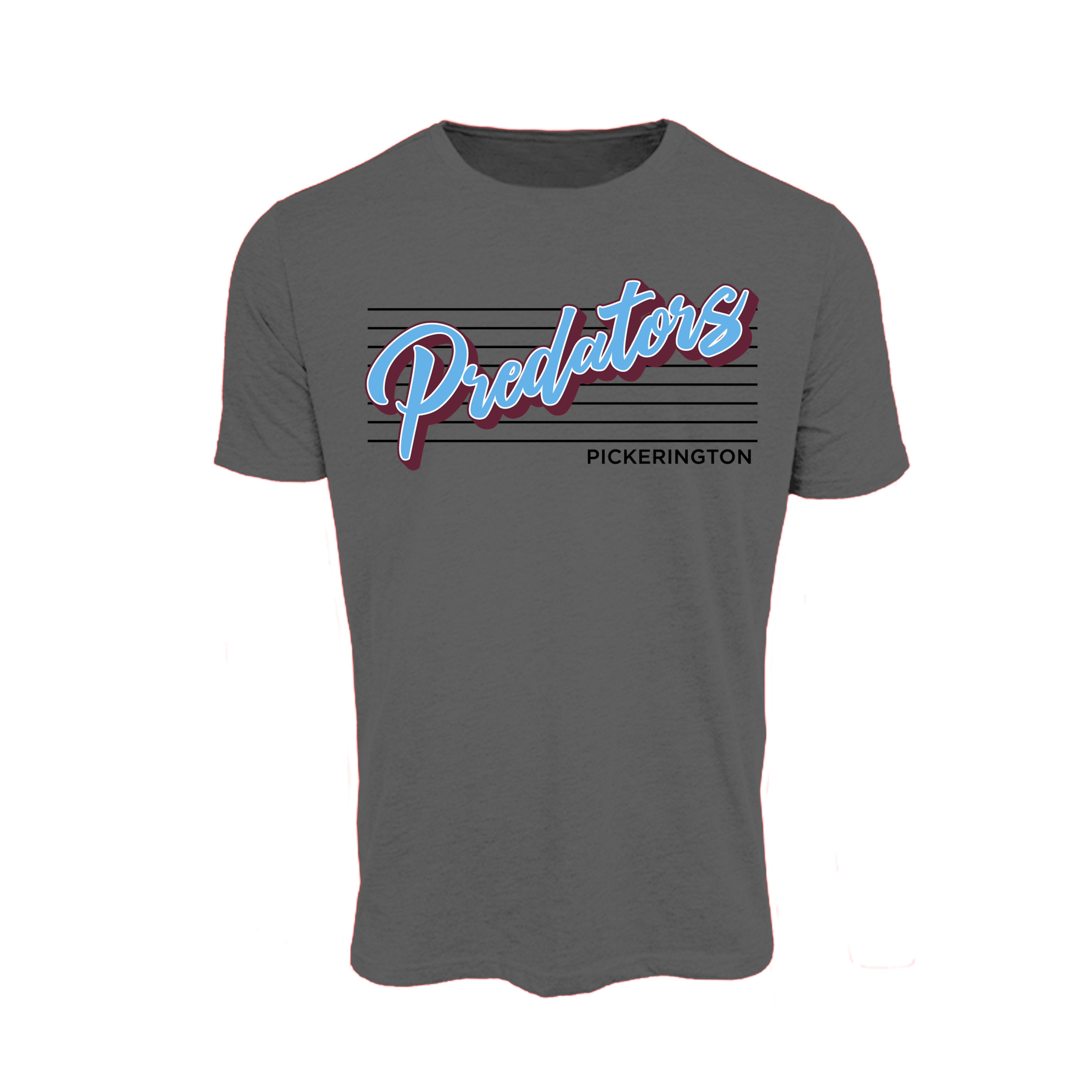 Pickerington Predators Baseball (Lodge) 2026- T Shirt 3 (Charcoal)