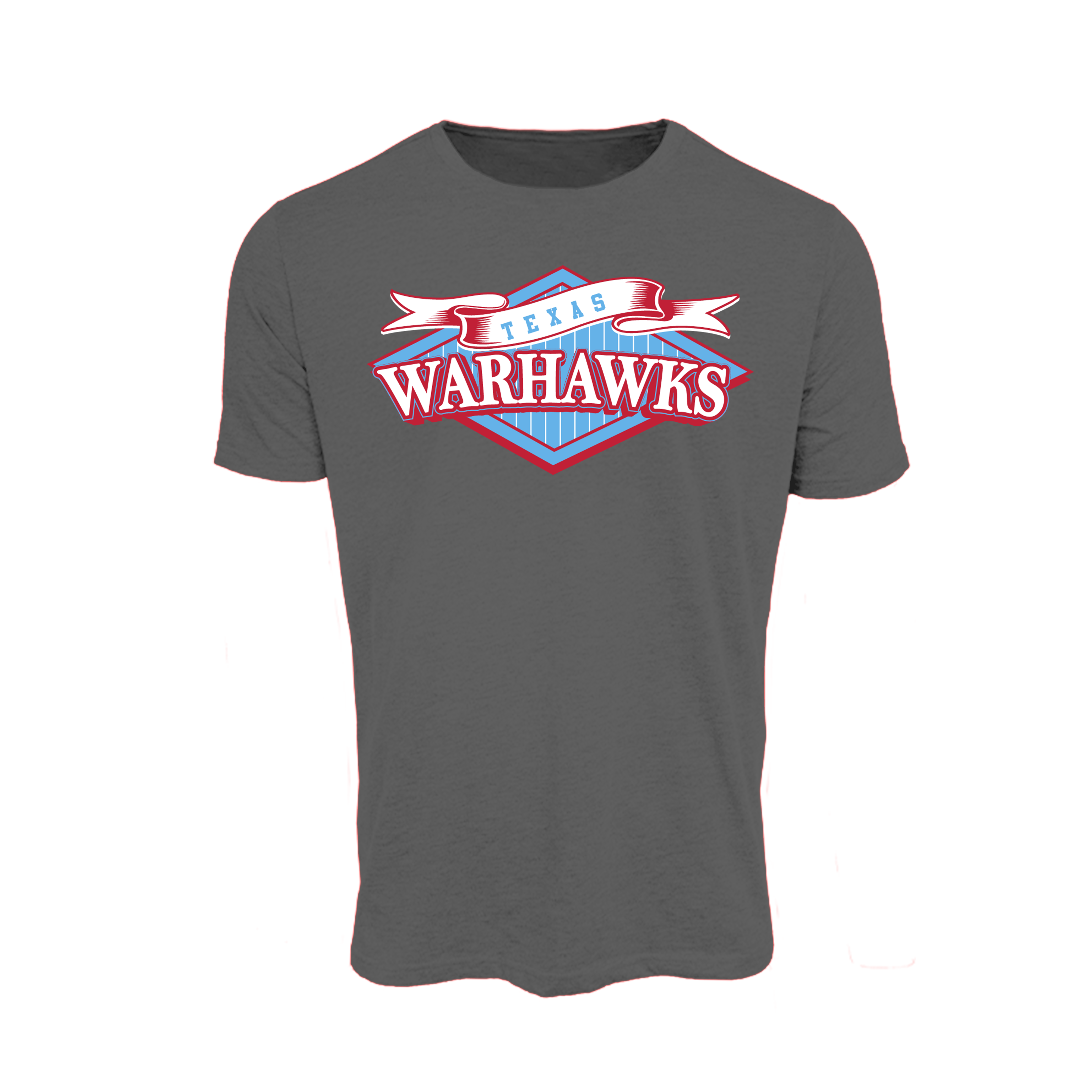 Texas Warhawks (Kent) Baseball- T Shirt 3 (Charcoal)