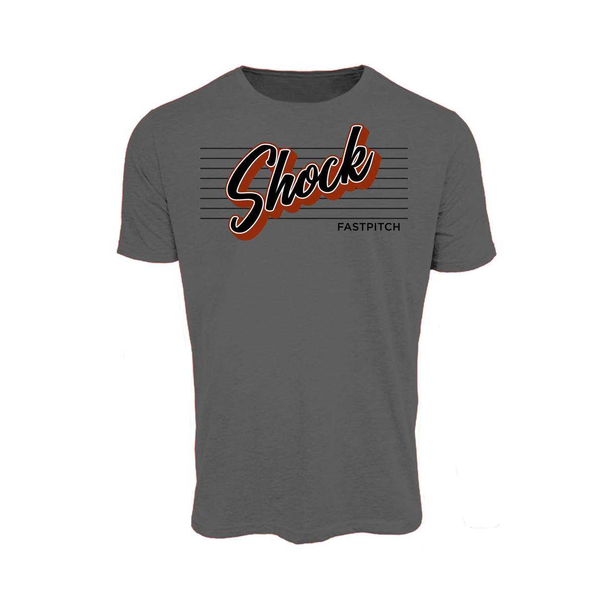 Indiana Shock Fastpitch (Coburn) 2026- T Shirt 3 (Charcoal)