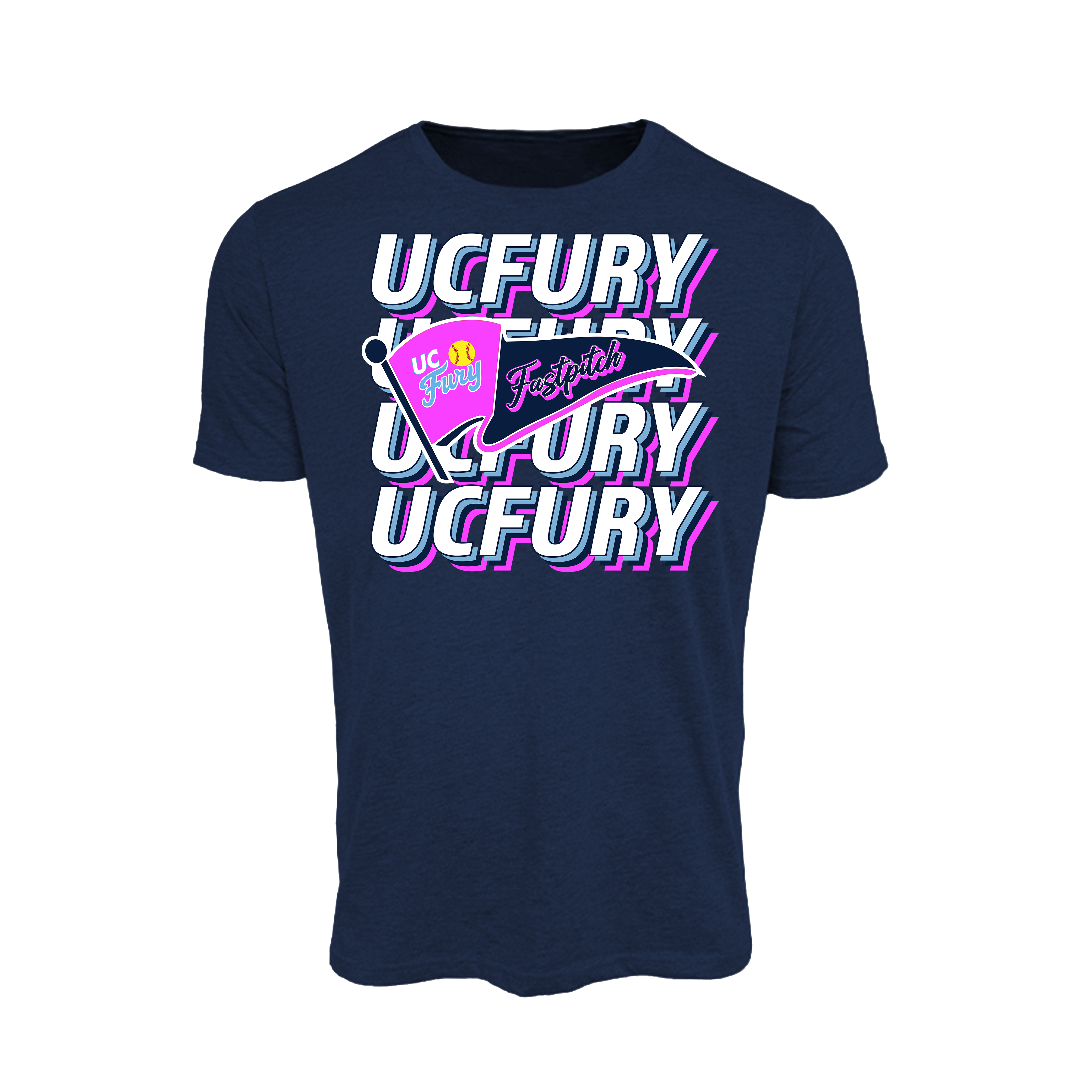 UCFury Fastpitch (Anderson) 2026- T Shirt 3 (Navy)