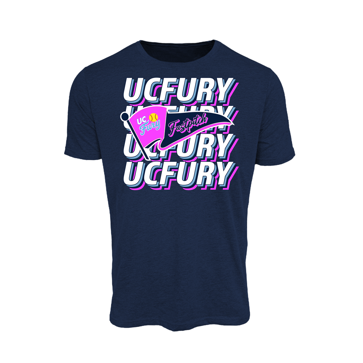 UCFury Fastpitch (Anderson) 2026- T Shirt 3 (Navy)