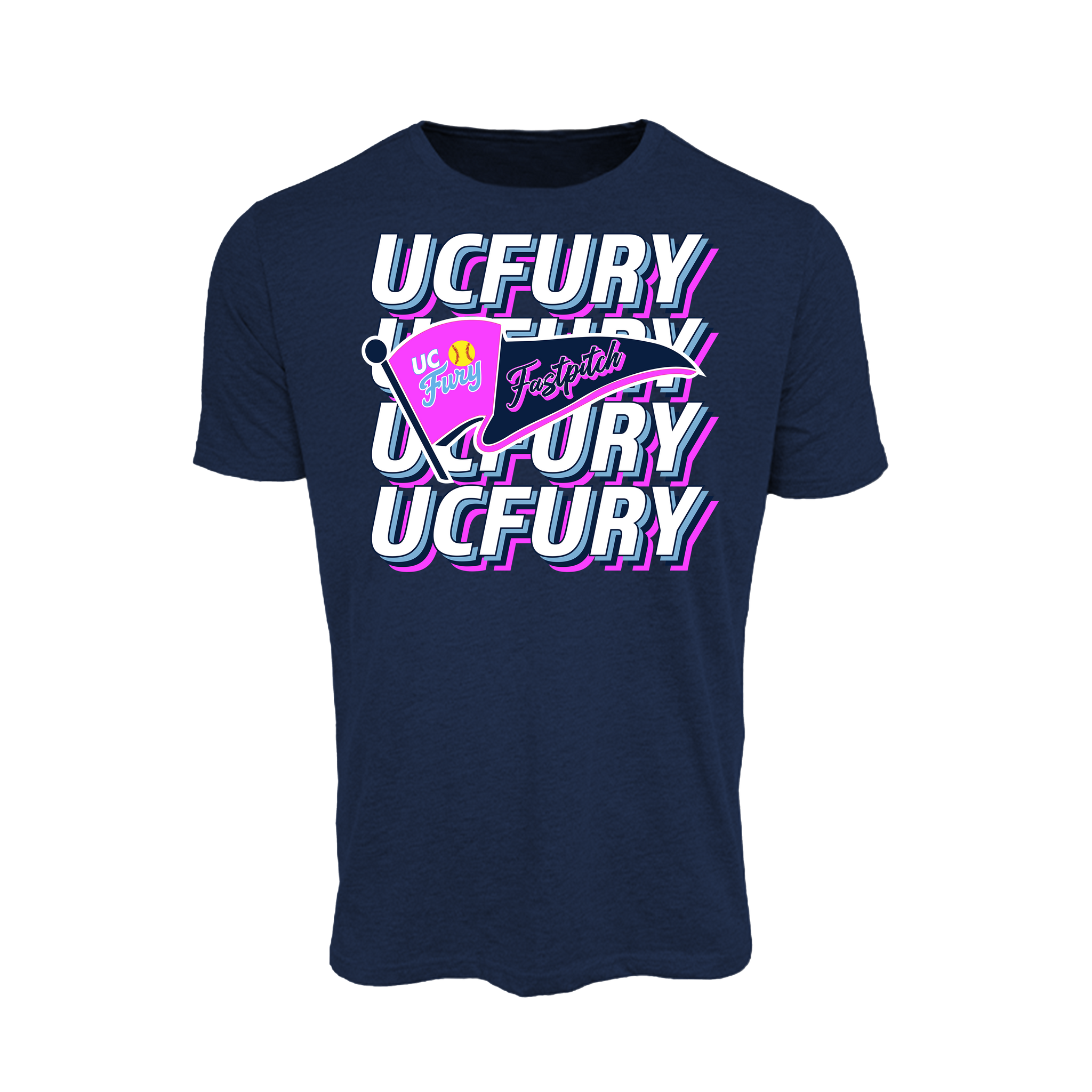 UCFury Fastpitch (Anderson) 2026- T Shirt 3 (Navy)