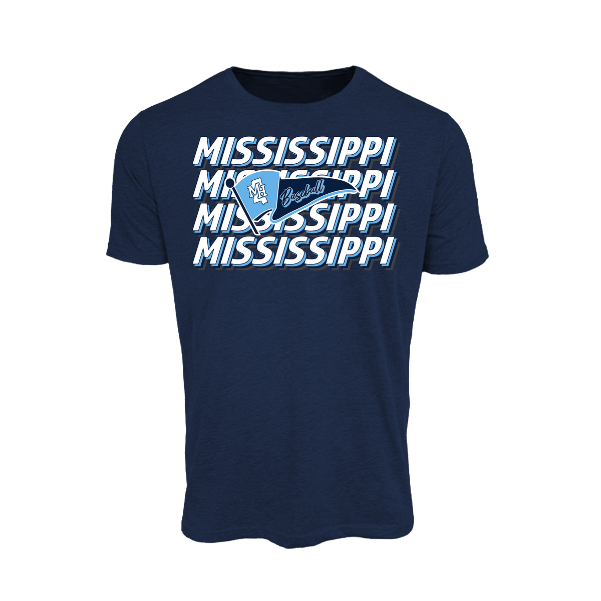 Mississippi Hype Baseball (Robinson)- T Shirt 3 (Navy)