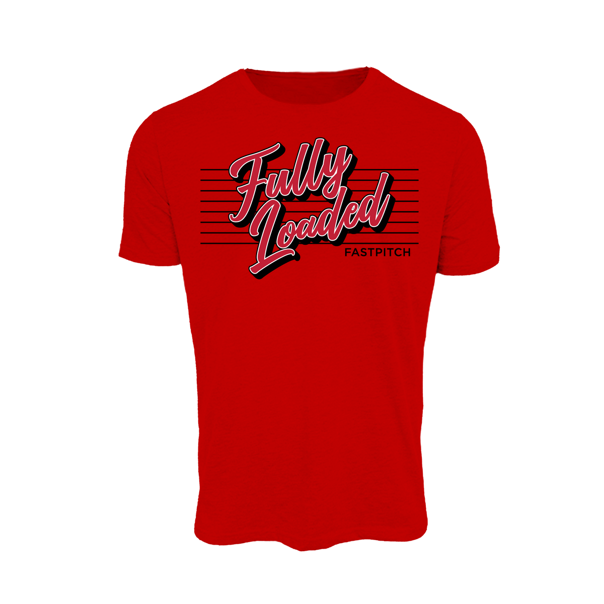 Fully Loaded Fastpitch (Turner)- T Shirt 3 (Red)