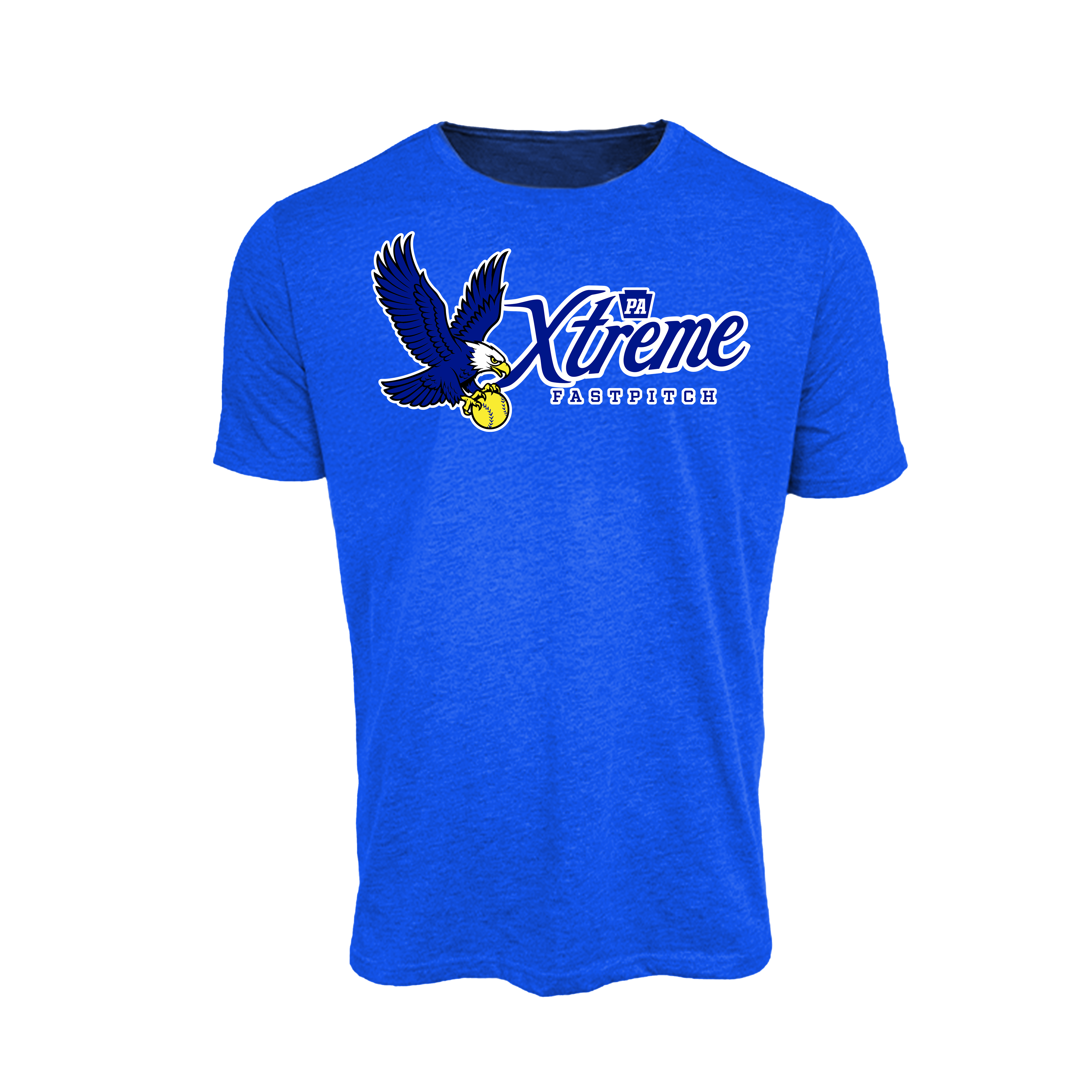 Xtreme Fastpitch (Weglos)- T Shirt 3 (Royal Blue)