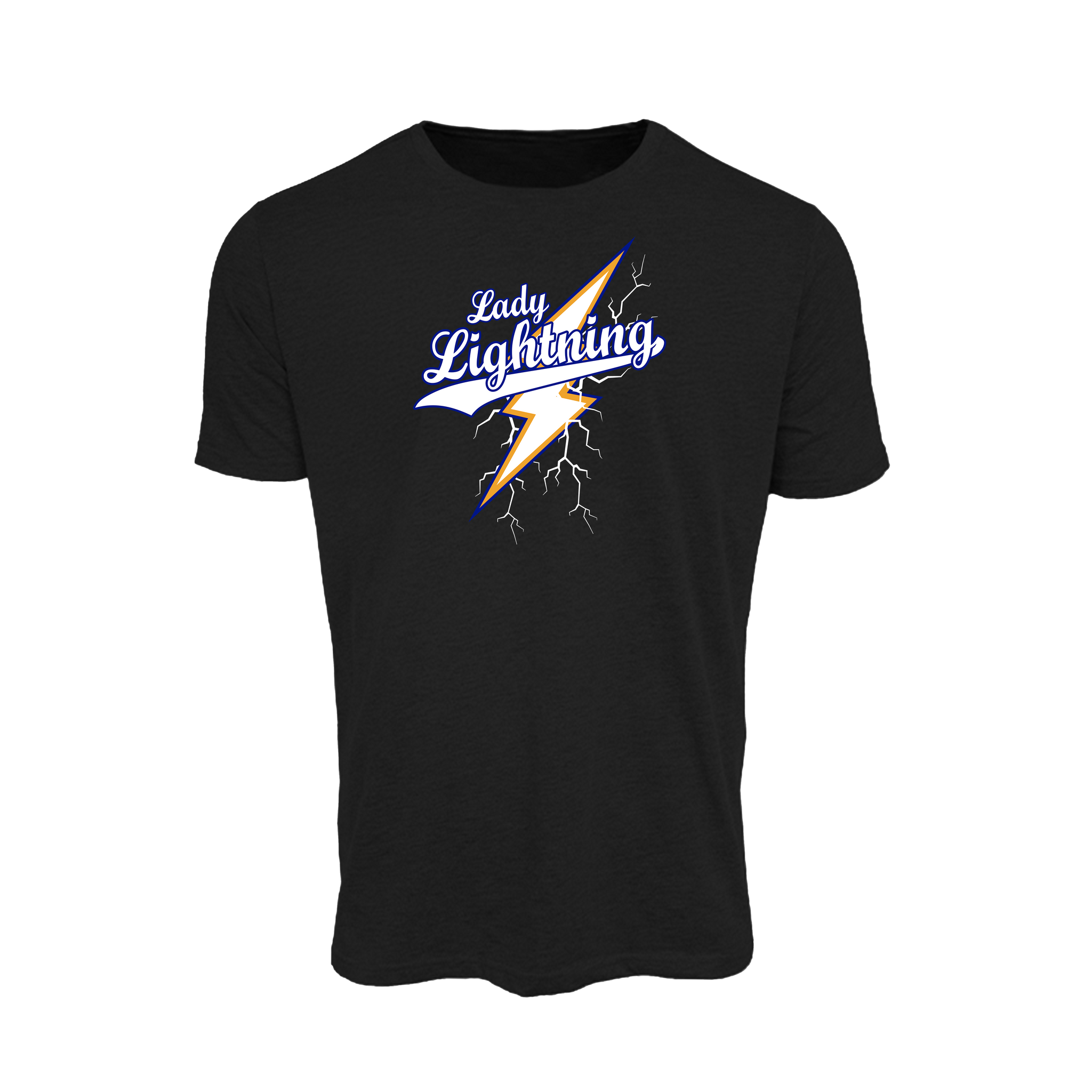 Lady Lightning Fastpitch (Vernon)- T Shirt 4 (Black)