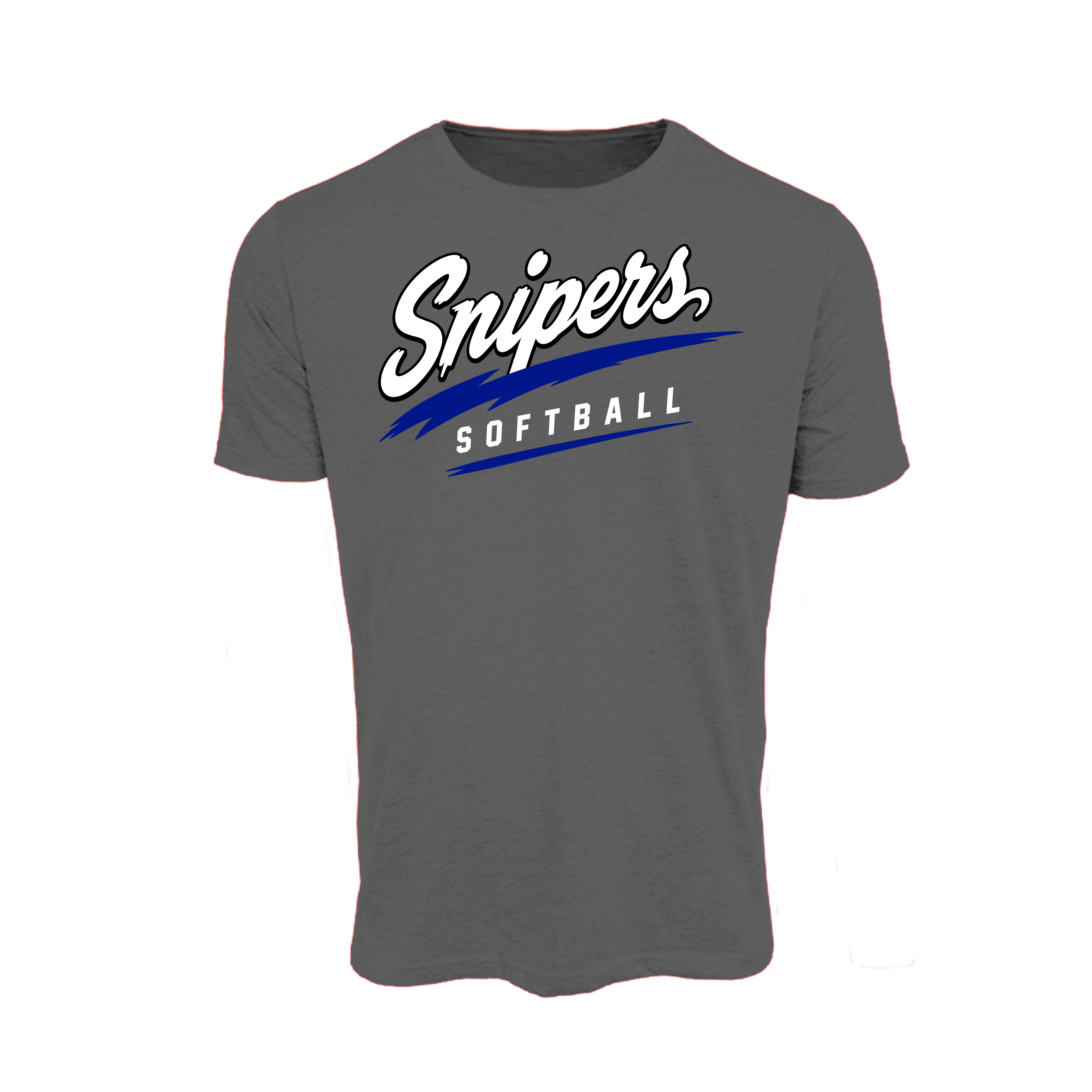 Snipers Fastpitch (Nett) 2026- T Shirt 4 (Charcoal)