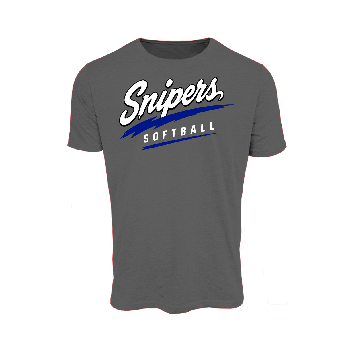 Snipers Fastpitch (Nett) 2026- T Shirt 4 (Charcoal)
