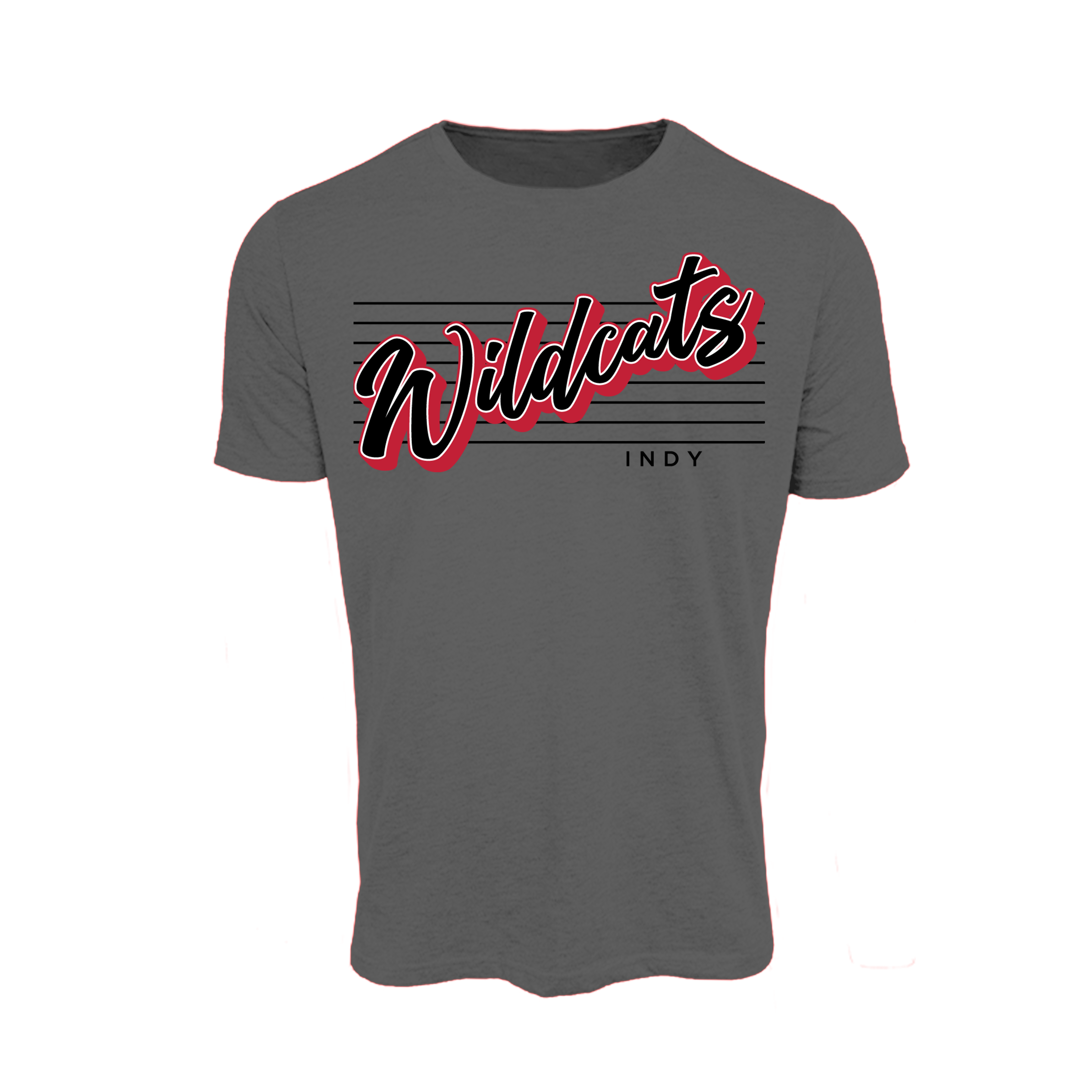 Indy Wildcats Fastpitch (Bean)- T Shirt 4 (Charcoal)