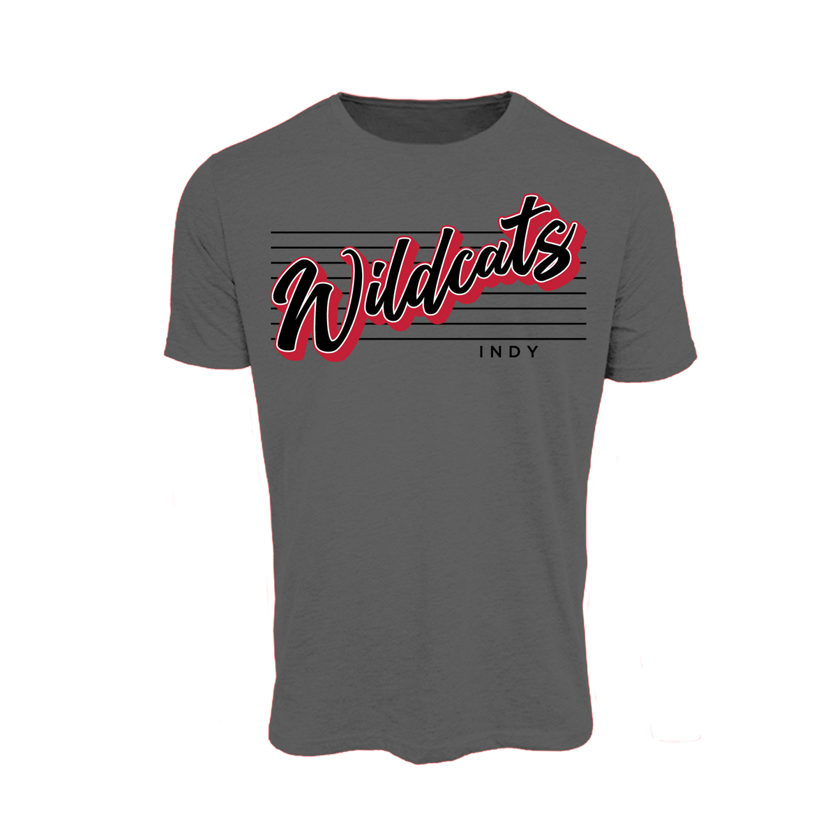 Indy Wildcats Fastpitch (Bean)- T Shirt 4 (Charcoal)
