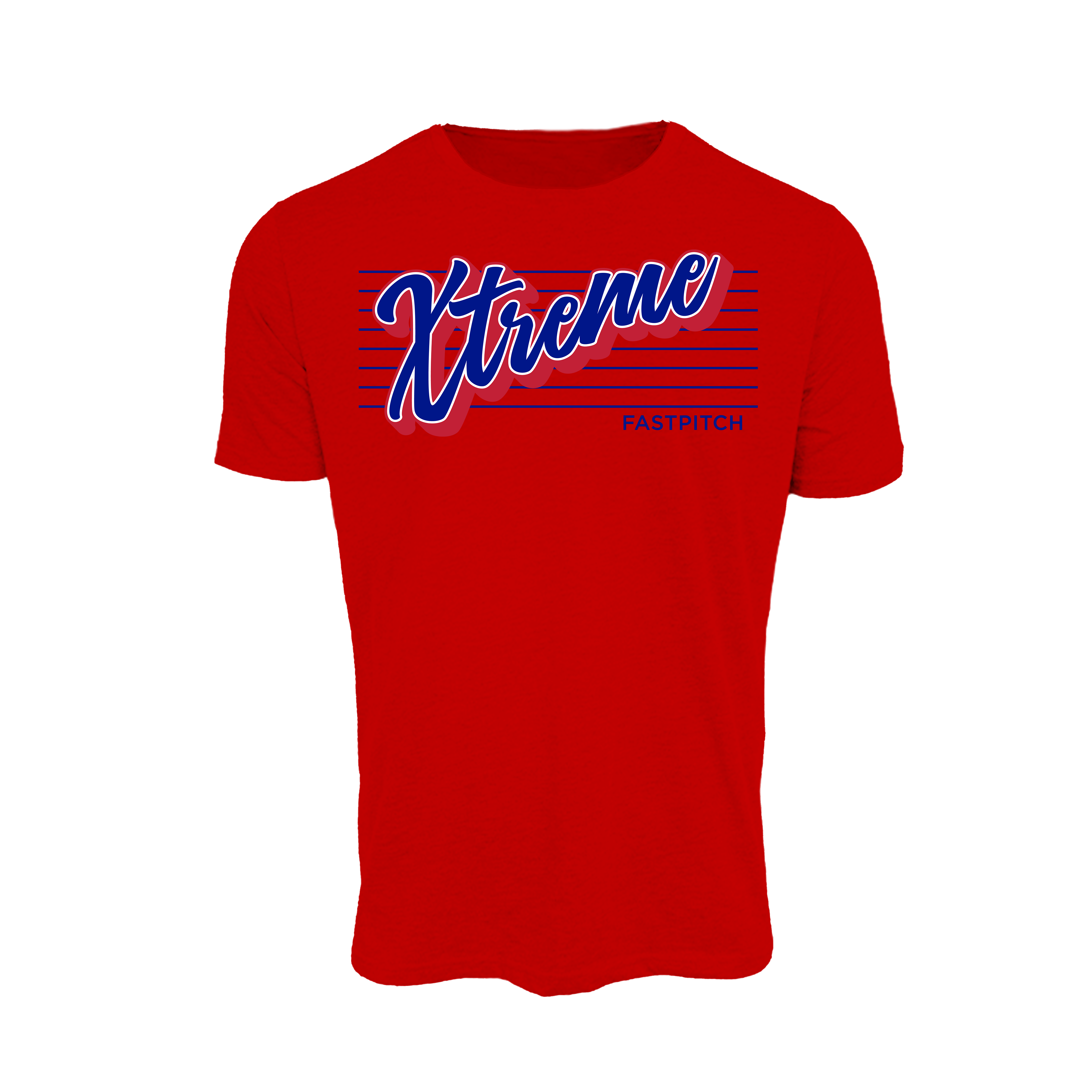 Xtreme Fastpitch (Weglos)- T Shirt 4 (Red)