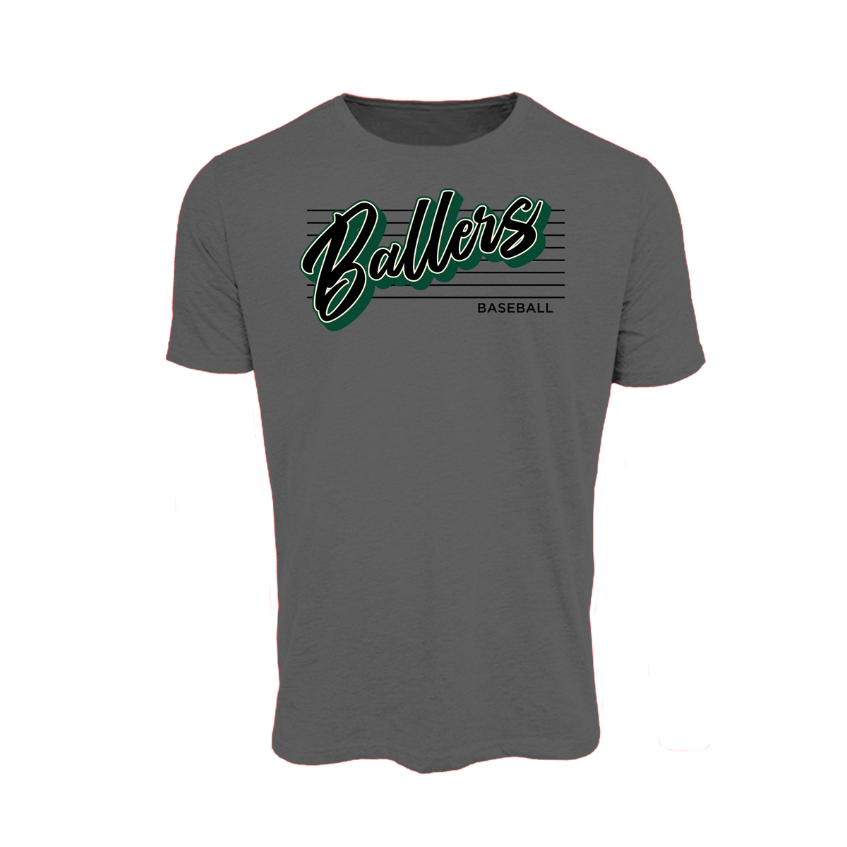Ballers Baseball (Thigpen) 2026- T Shirt 5 (Charcoal)