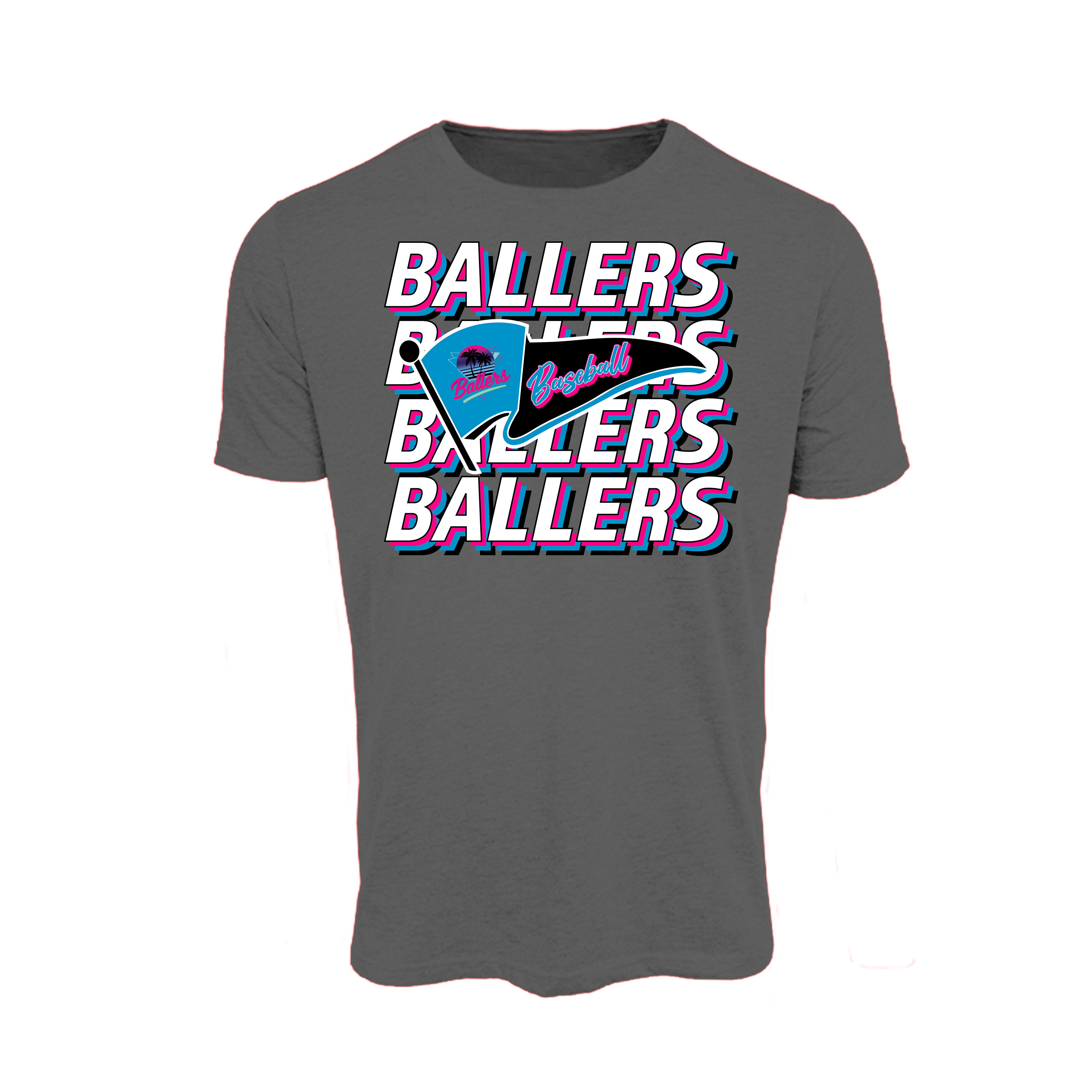 Ballers Baseball (Thigpen) 2026- T Shirt 6 (Charcoal)