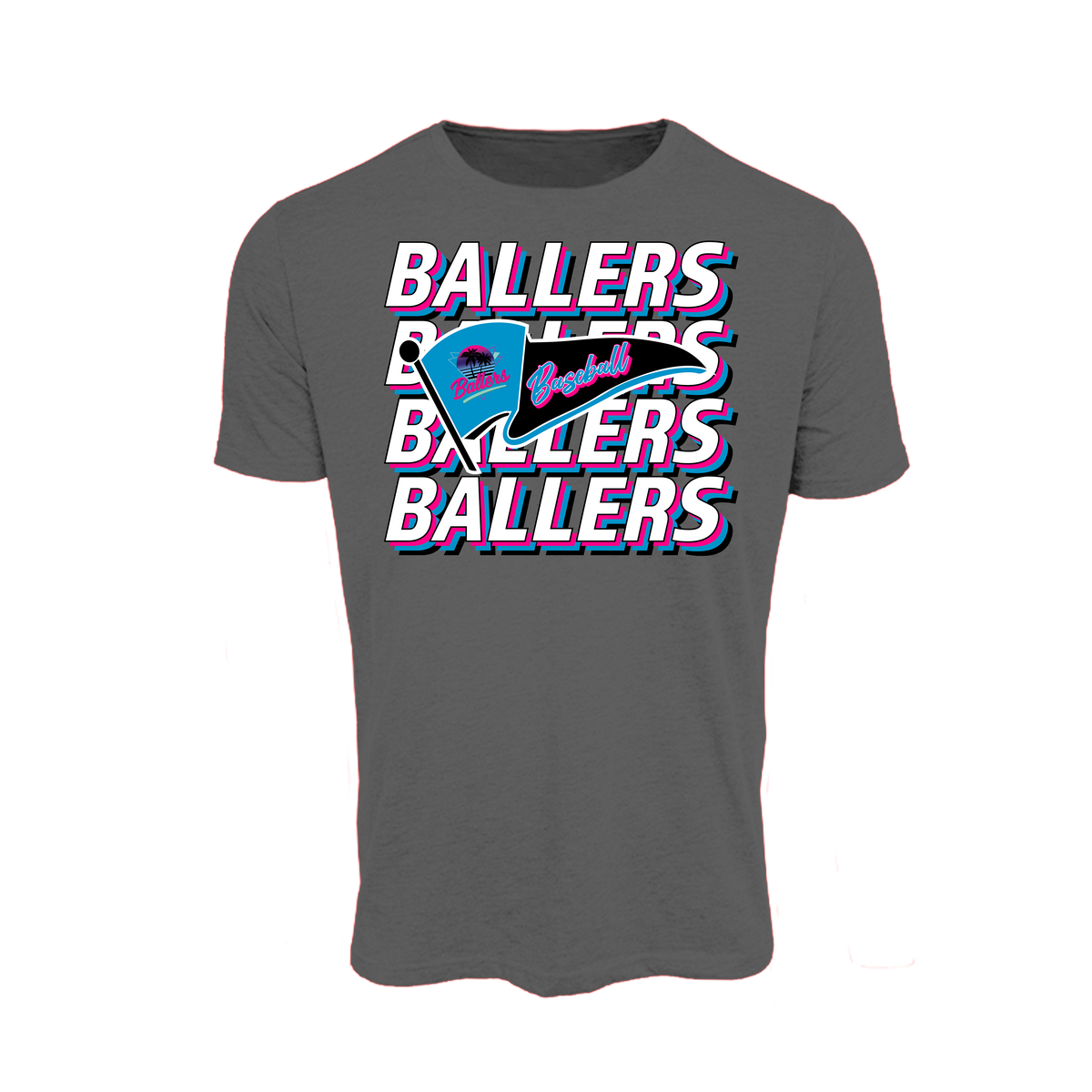 Ballers Baseball (Thigpen) 2026- T Shirt 6 (Charcoal)