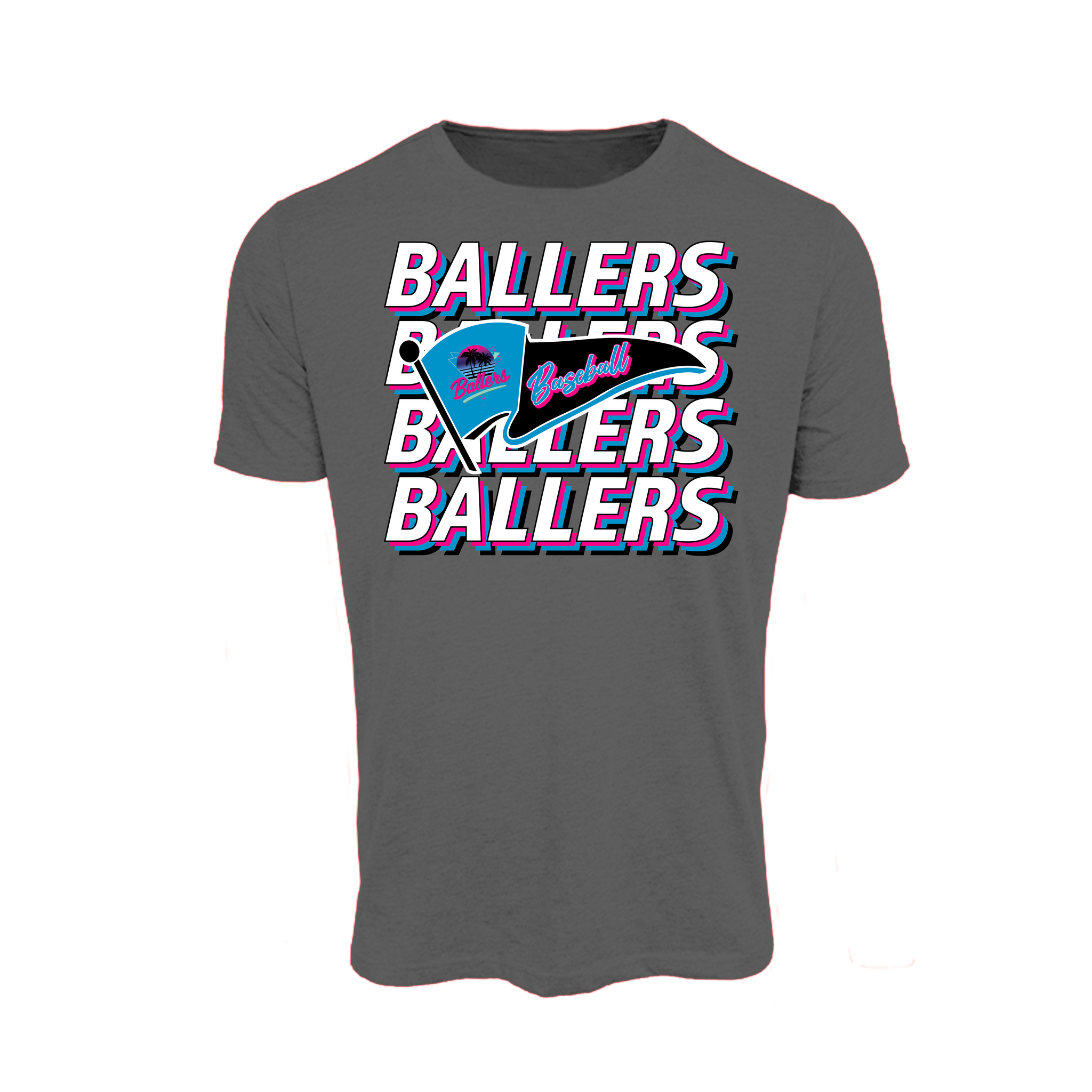 Ballers Baseball (Thigpen) 2026- T Shirt 6 (Charcoal)