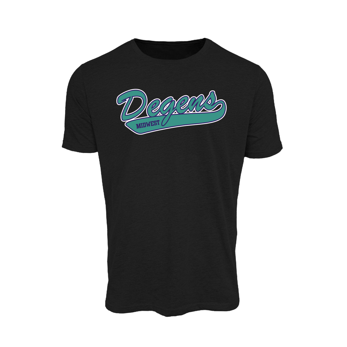 Midwest Degens Baseball (Claus)- T-Shirt 2 (Black)