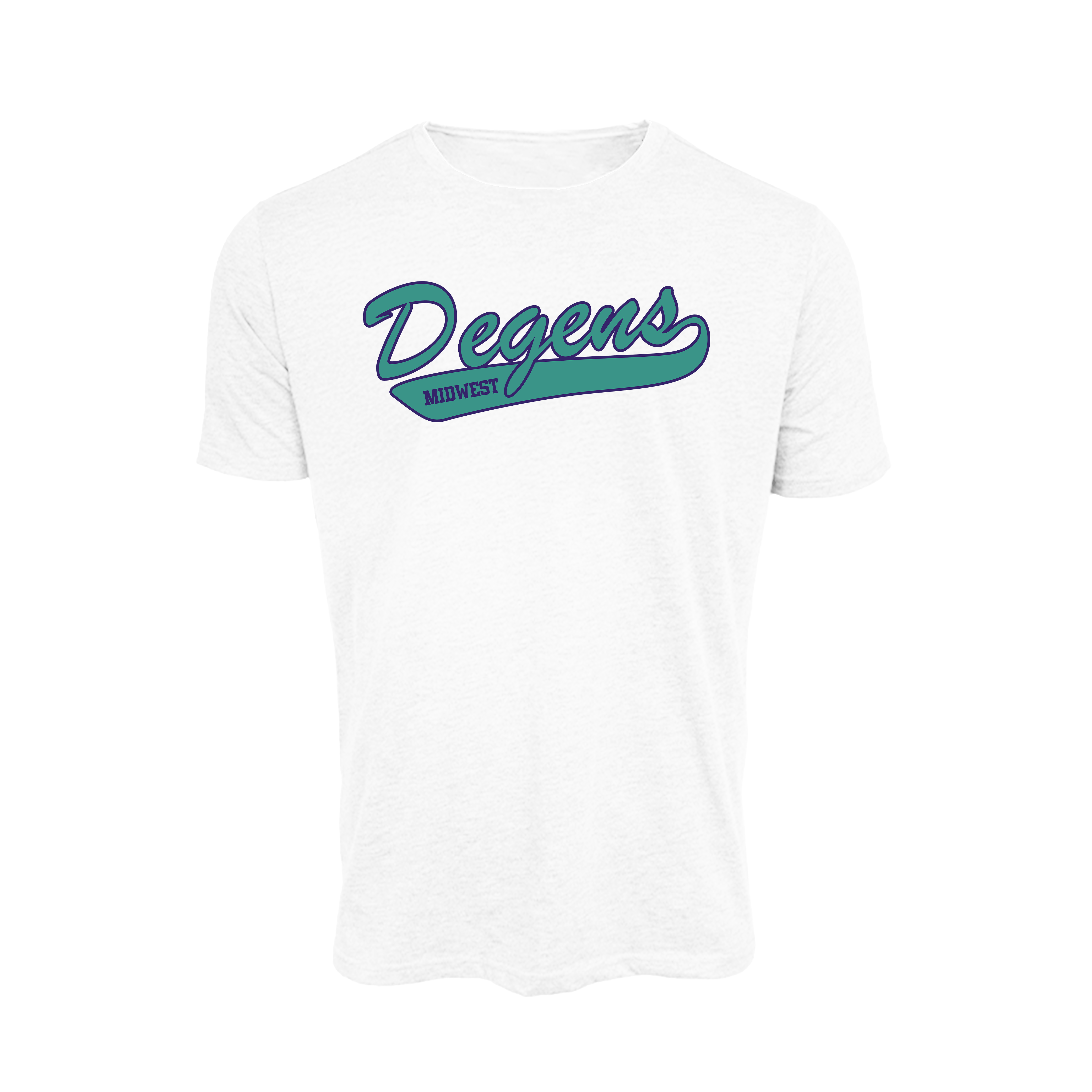 Midwest Degens Baseball (Claus)- T-Shirt 1 (White)