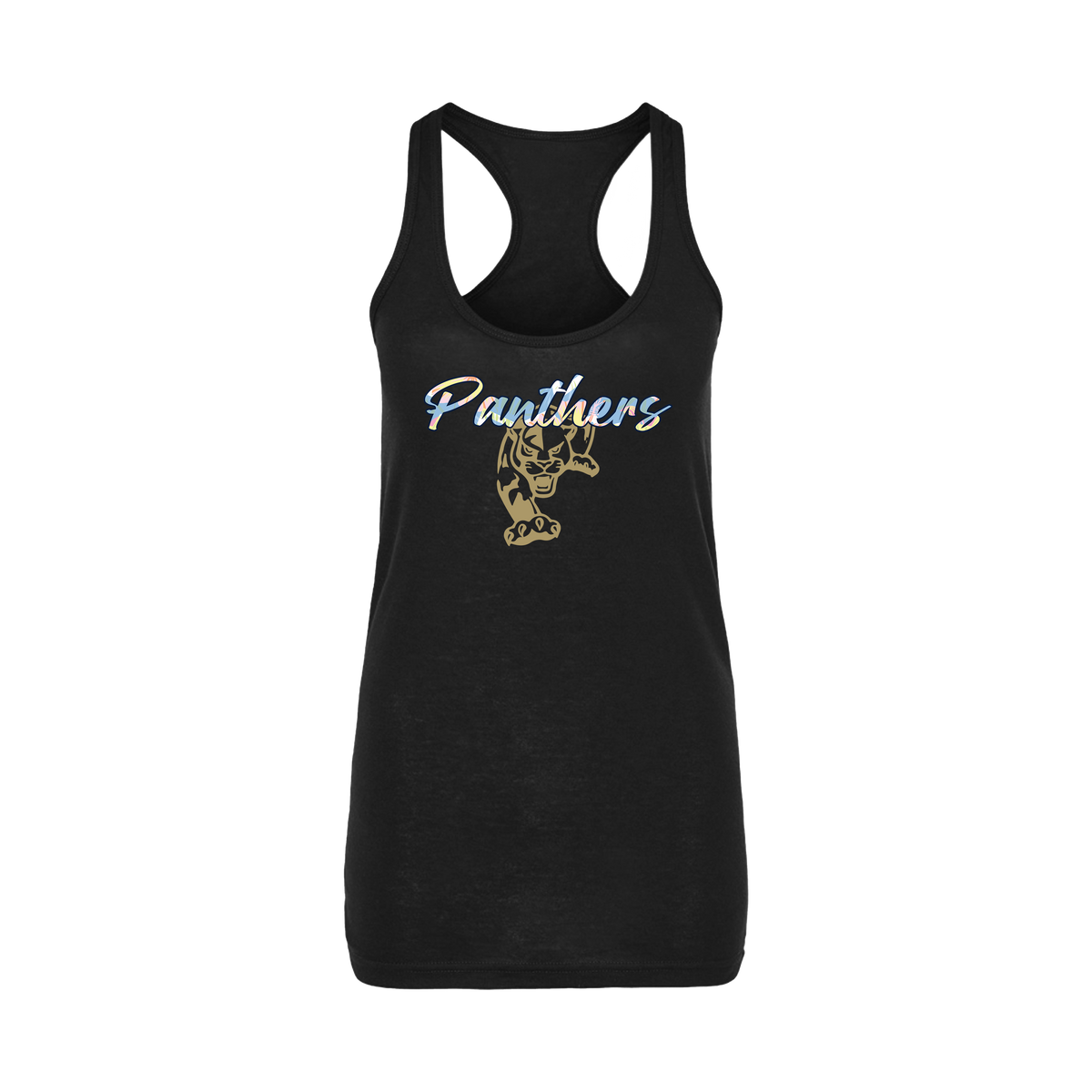 Panthers Baseball (Bowman)- Women's Tank Top 1 (Black)