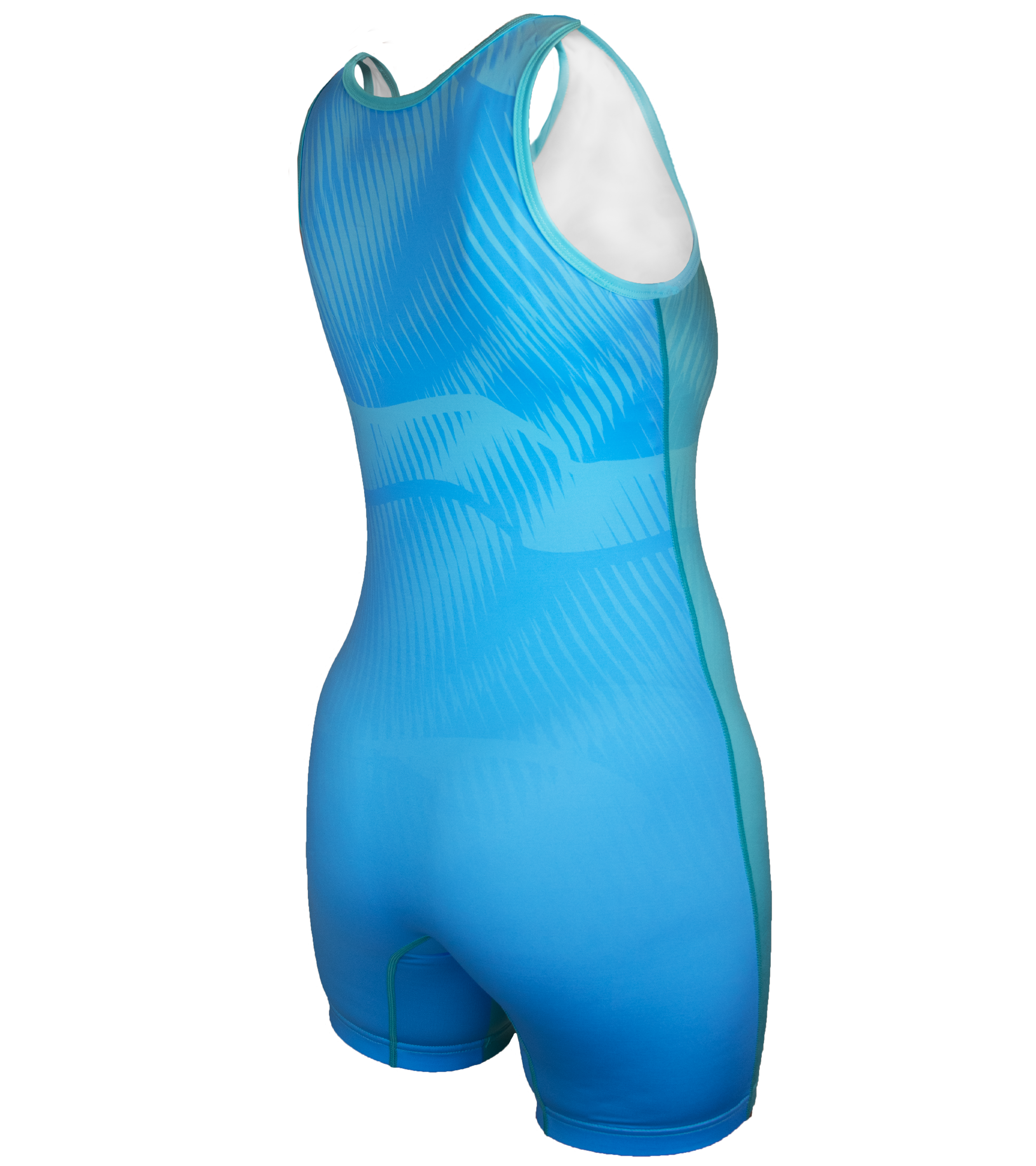 Women's Wrestling Singlet- Ocean Breeze