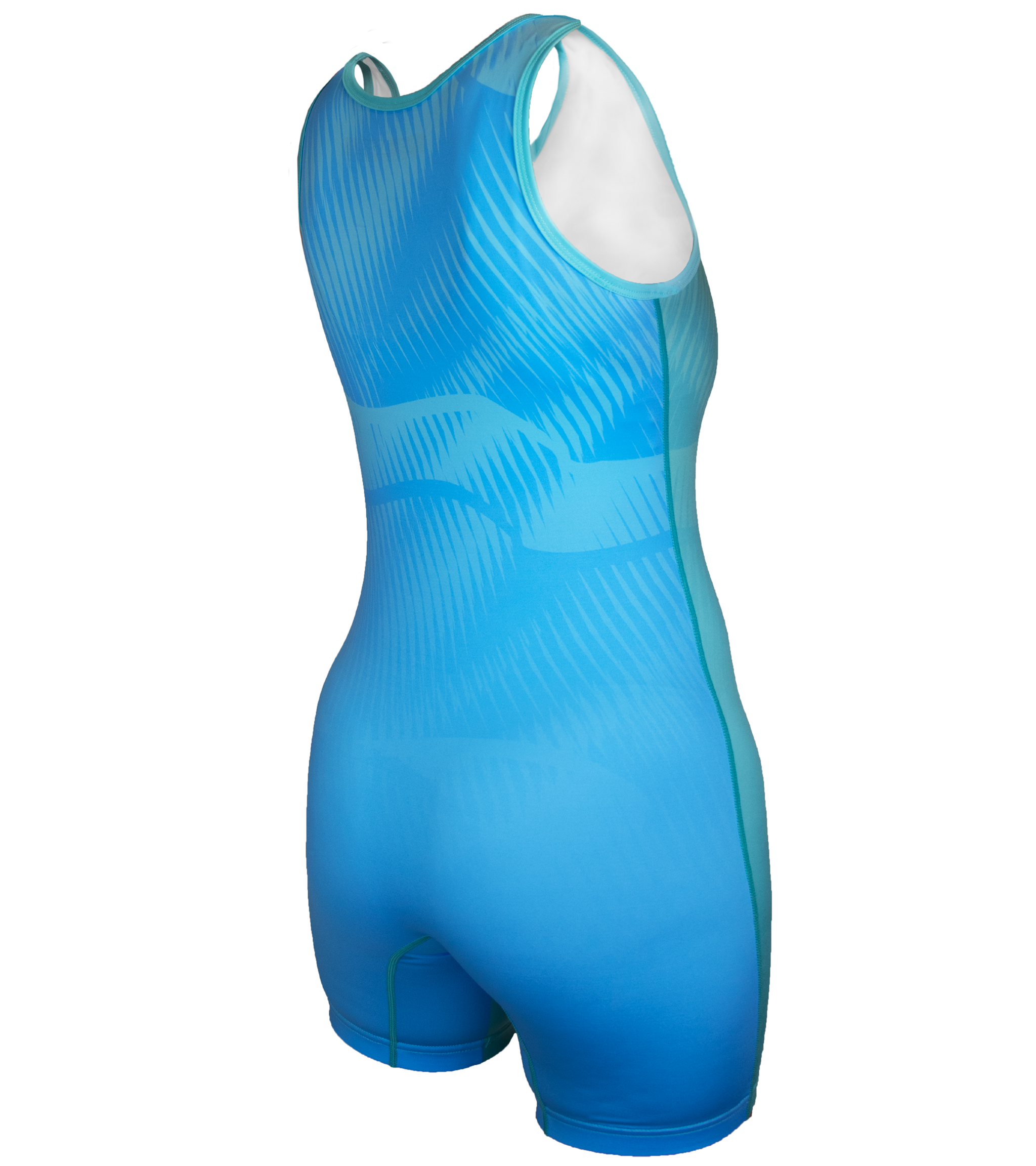 Women's Wrestling Singlet- Ocean Breeze