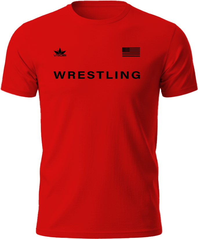 Freedom Wrestling Unisex T-Shirt (Red)