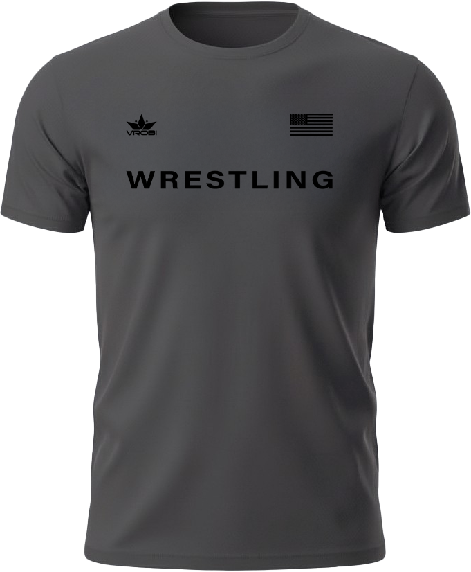 Freedom Wrestling Unisex T-Shirt (Charcoal)