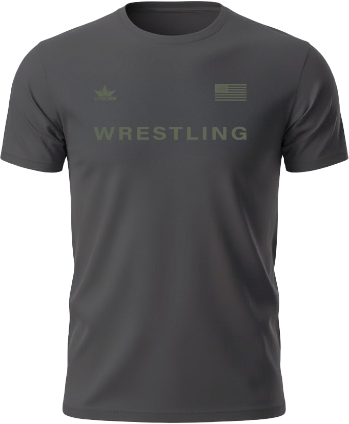 Freedom Wrestling Unisex T-Shirt (Charcoal)