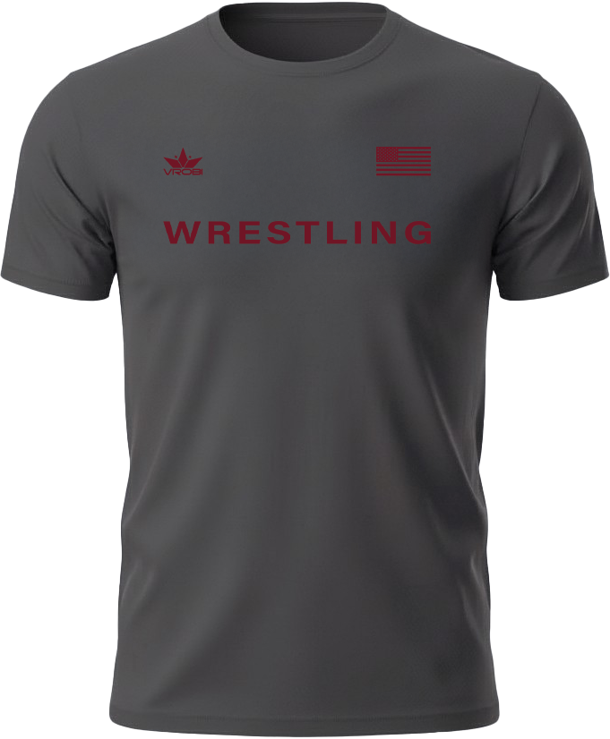 Freedom Wrestling Unisex T-Shirt (Charcoal)
