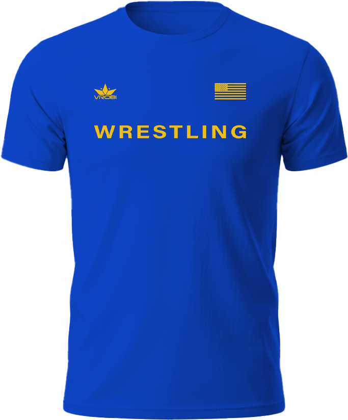 Freedom Wrestling Unisex T-Shirt (Royal Blue)