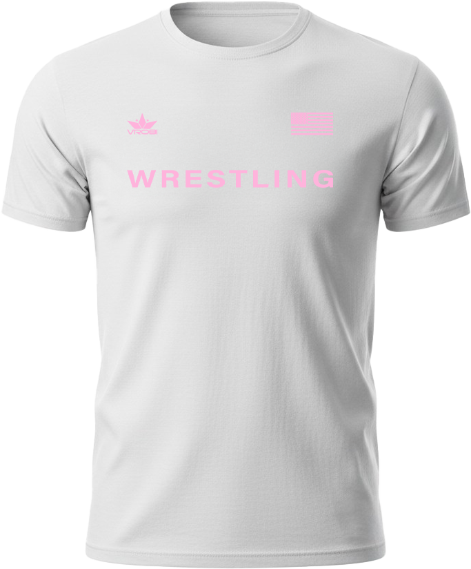 Freedom Wrestling Unisex T-Shirt (White)