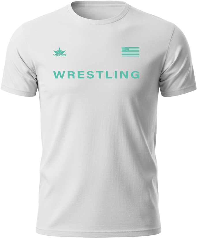 Freedom Wrestling Unisex T-Shirt (White)
