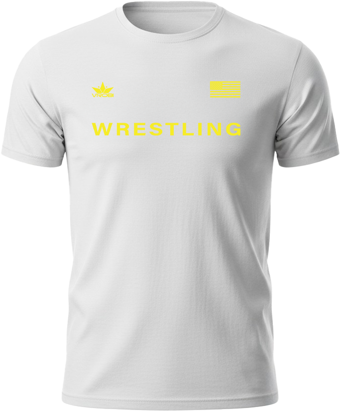 Freedom Wrestling Unisex T-Shirt (White)