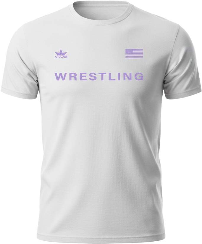 Freedom Wrestling Unisex T-Shirt (White)