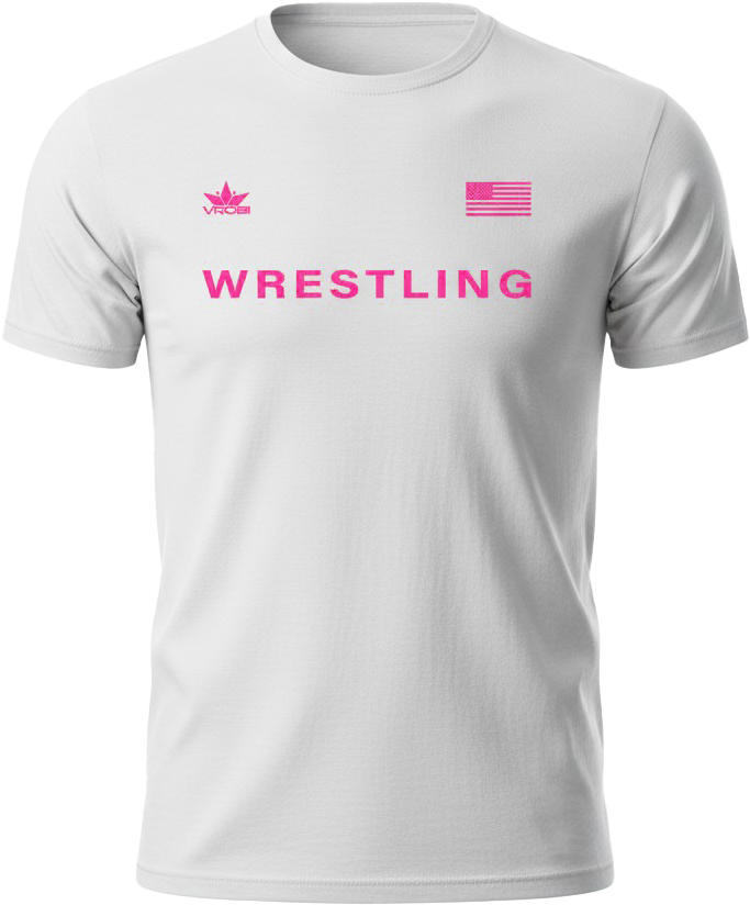 Freedom Wrestling Unisex T-Shirt (White)