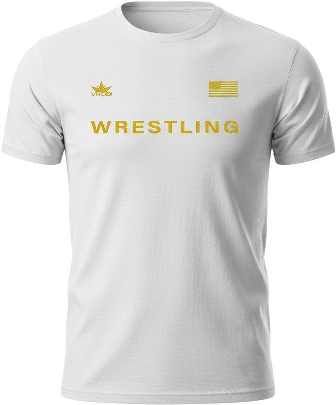 Freedom Wrestling Unisex T-Shirt (White)