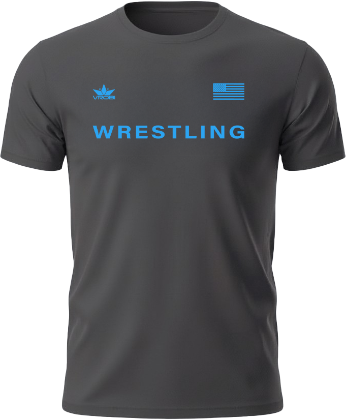 Freedom Wrestling Unisex T-Shirt (Charcoal)