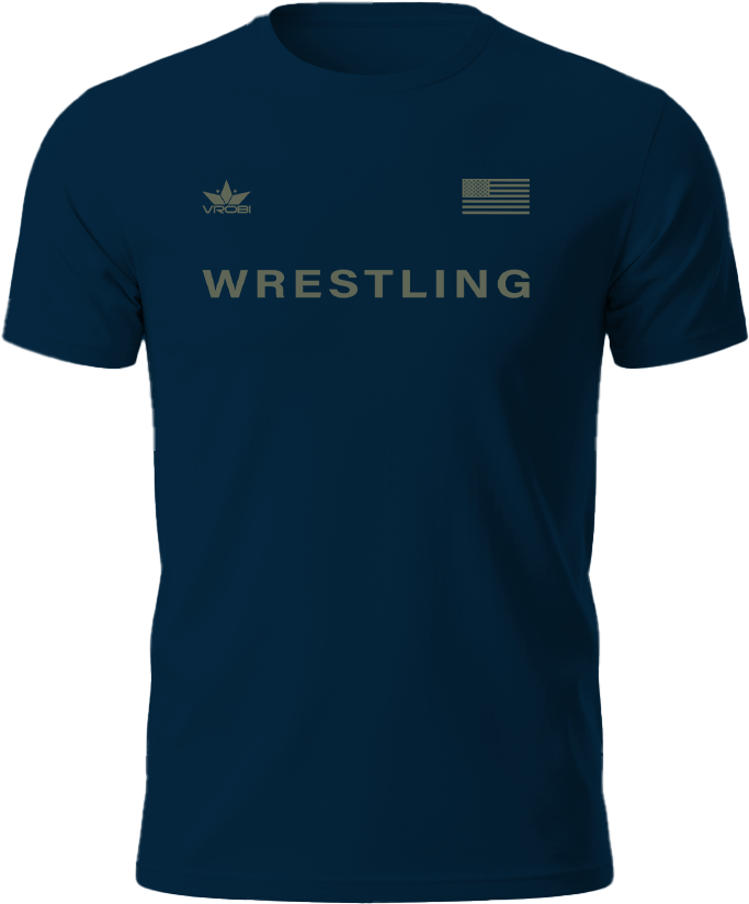 Freedom Wrestling Unisex T-Shirt (Navy)